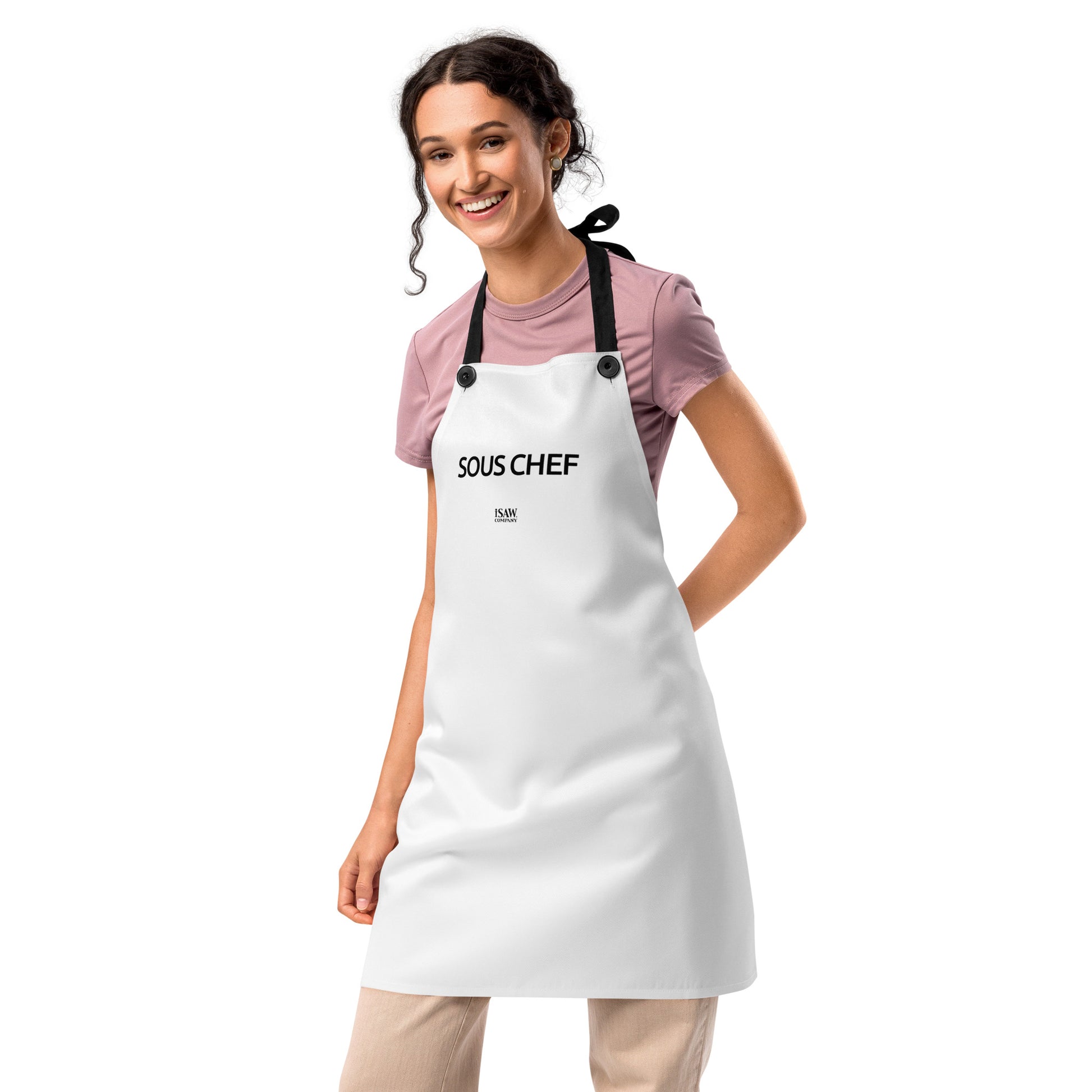 Sous Chef - White Apron - iSAW Company