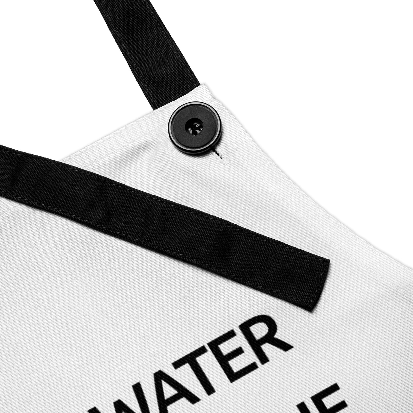 Save Water Give Me Wine - White Apron - iSAW Company