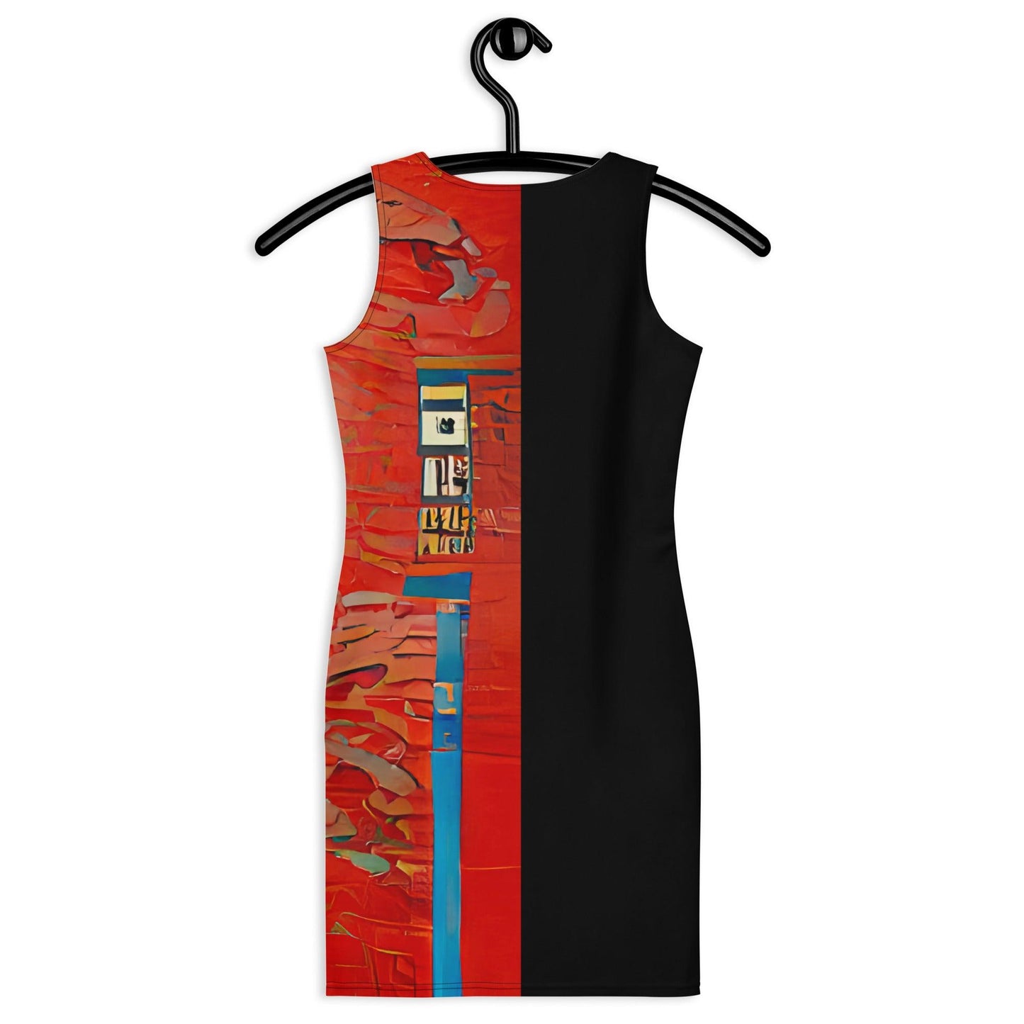 Half Black Half Hónghǎi - Womens Bodycon Dress - iSAW Company