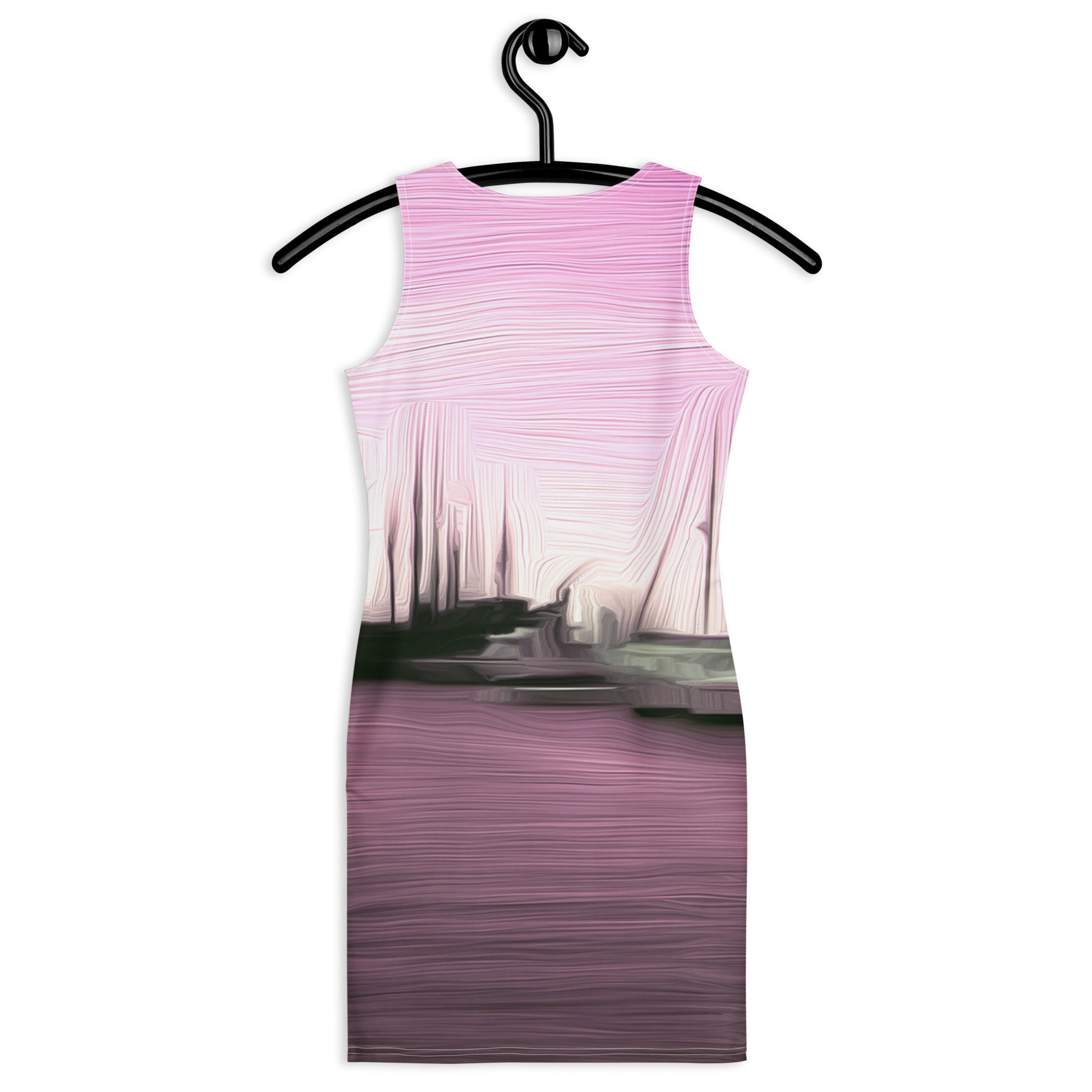 The Sleeping Yachts (at Evening) - Womens Bodycon Dress - iSAW Company