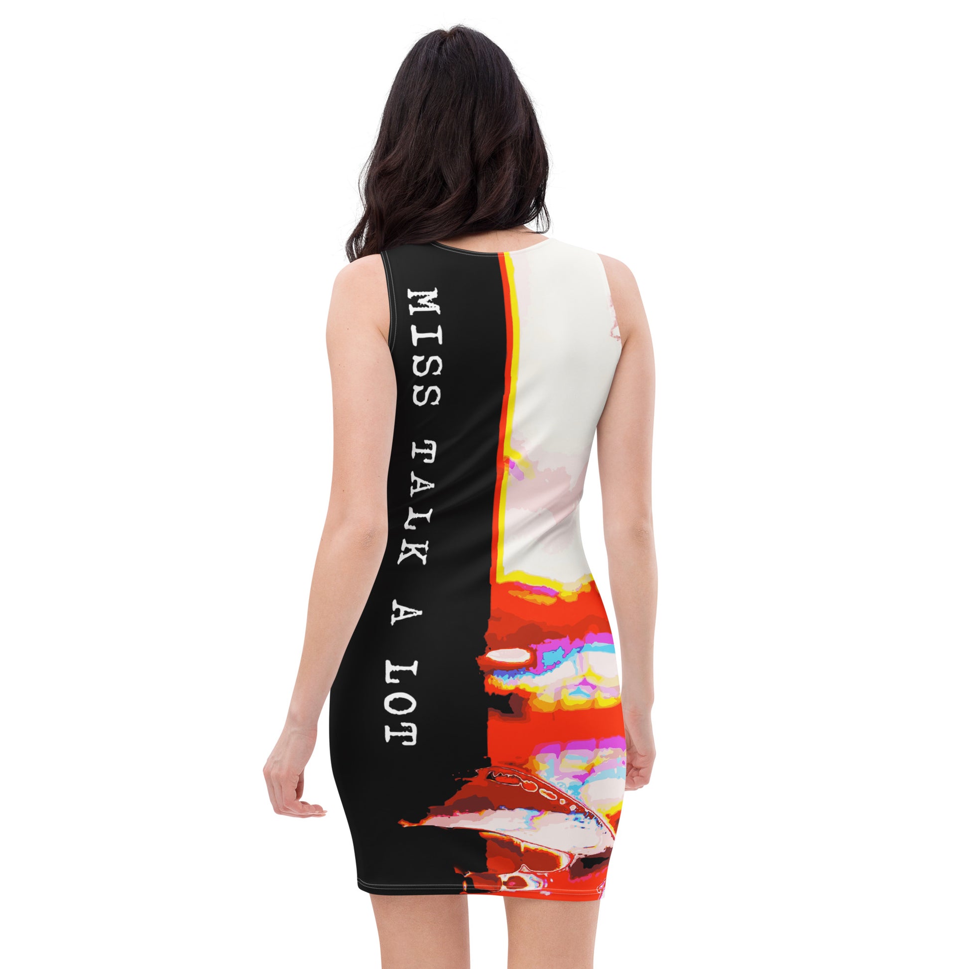 Miss Talk A Lot - Womens Bodycon Dress - iSAW Company