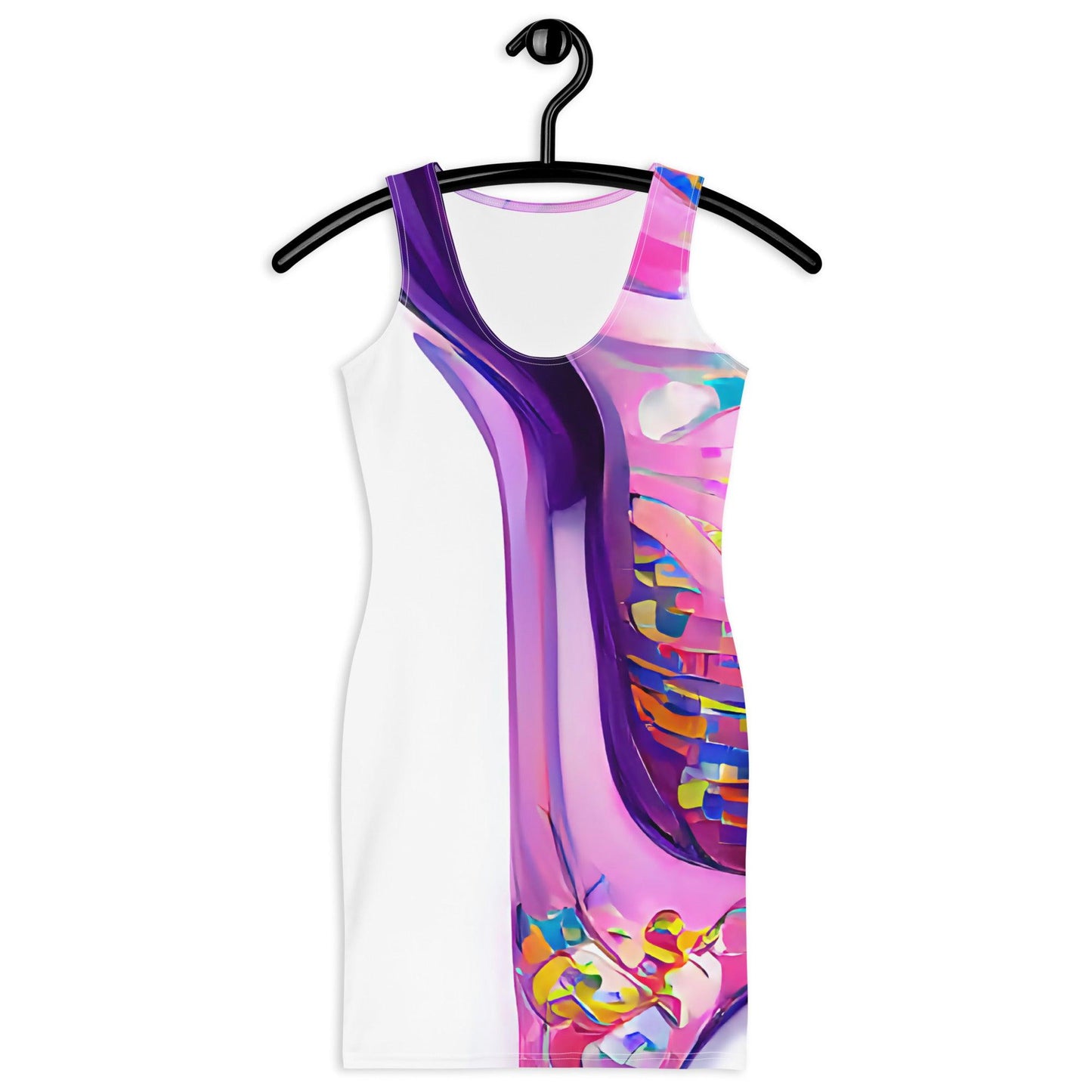 Hippie Guitar - Womens Bodycon Dress - iSAW Company