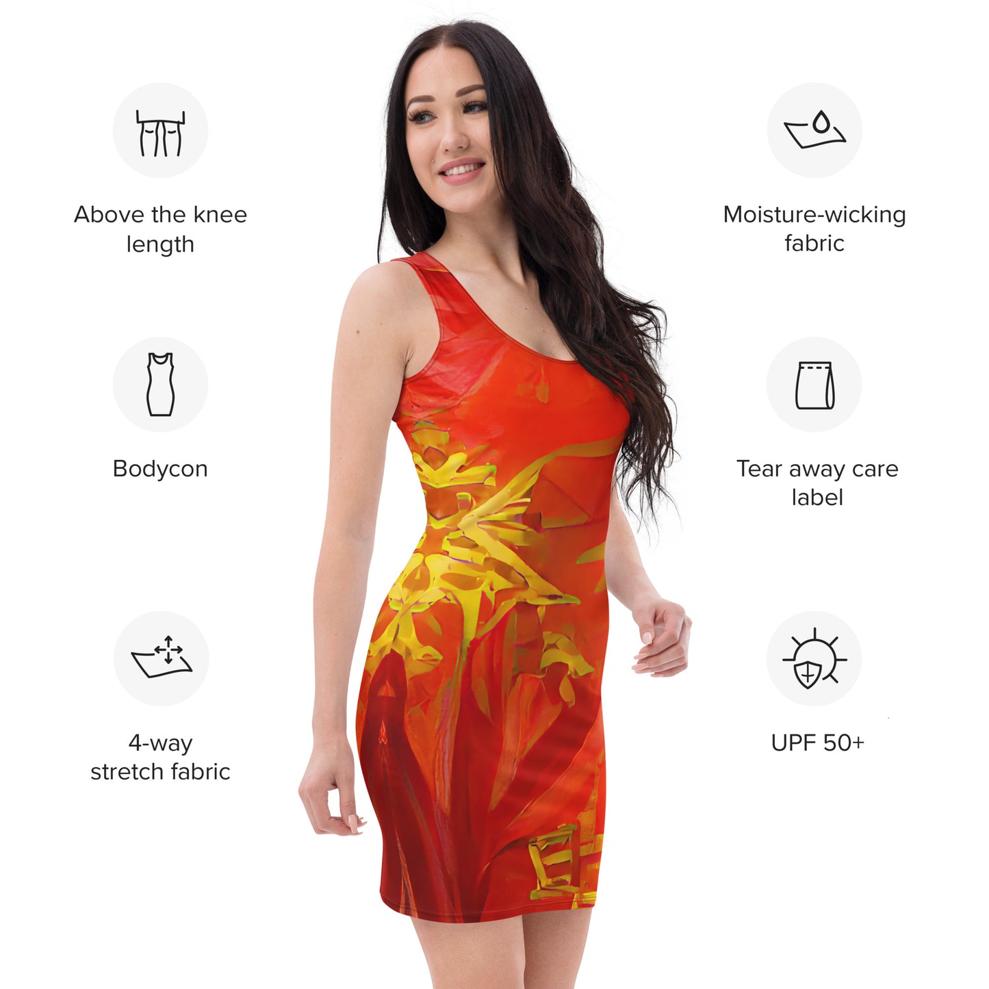 Qízhì - Womens Bodycon Dress - iSAW Company