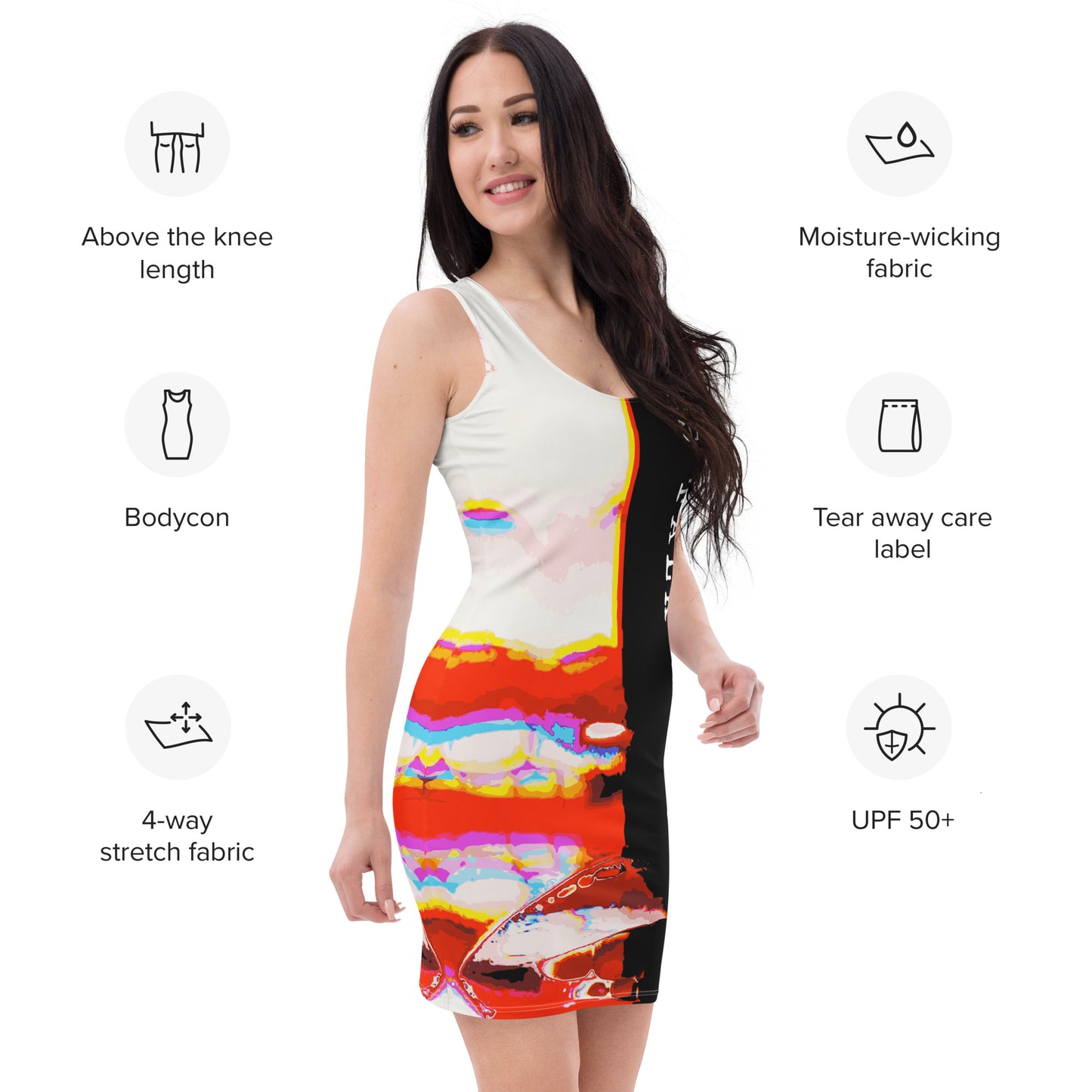 Miss Talk A Lot - Womens Bodycon Dress - iSAW Company