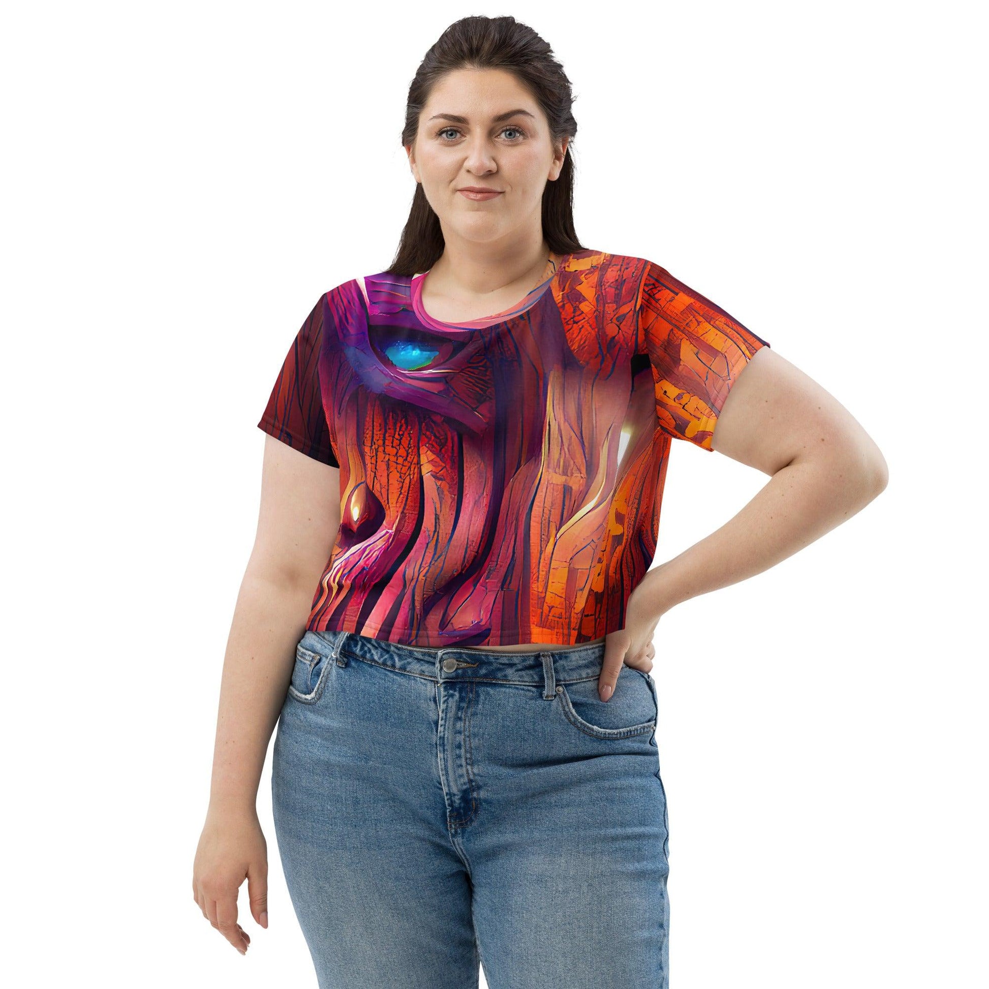 Hardwood - Womens Crop Tee - iSAW Company