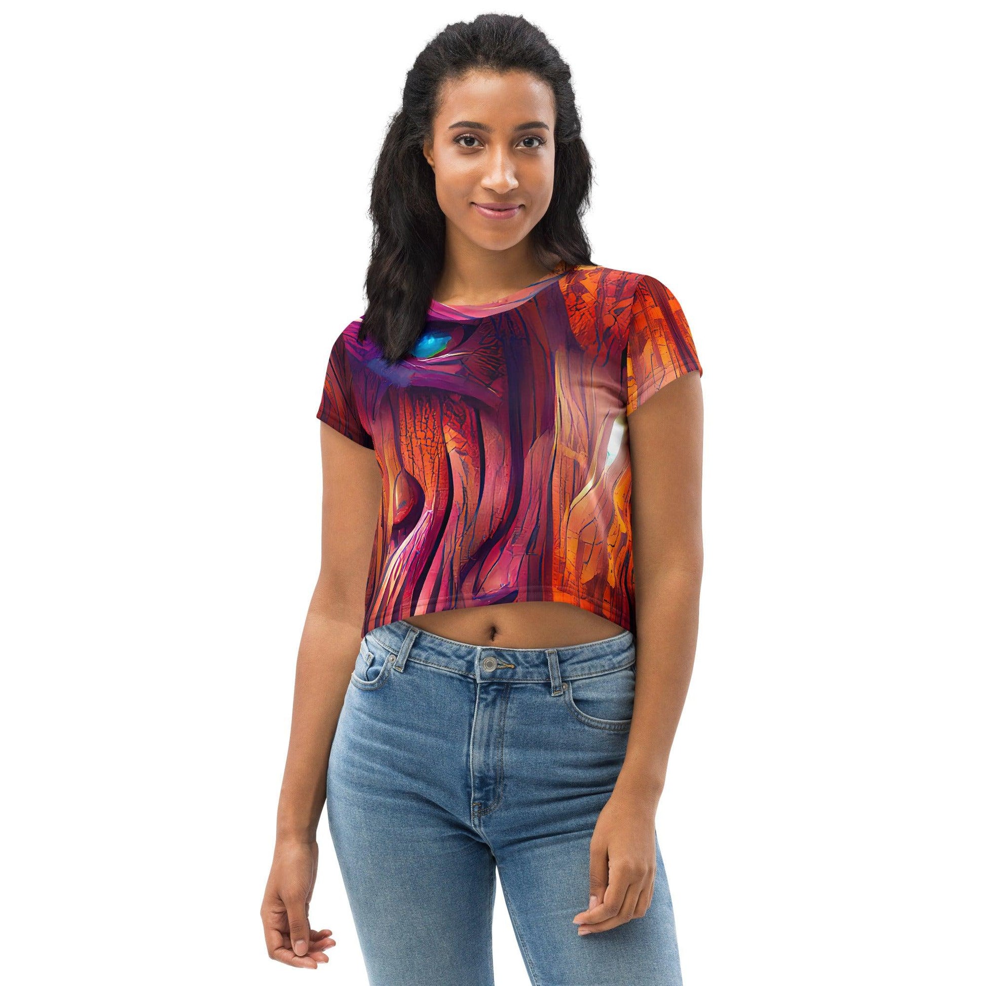 Hardwood - Womens Crop Tee - iSAW Company