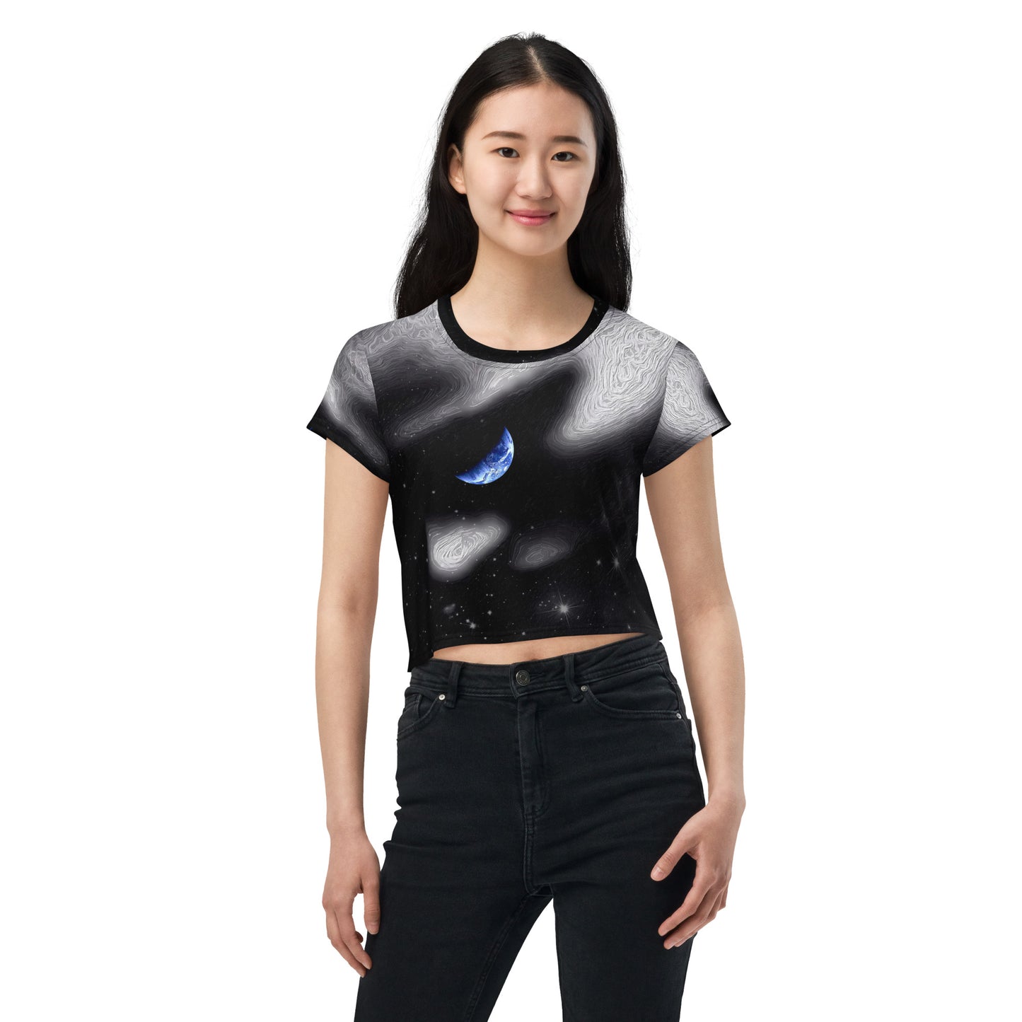 In The Quiet of Your Mind - Womens Crop Tee - iSAW Company