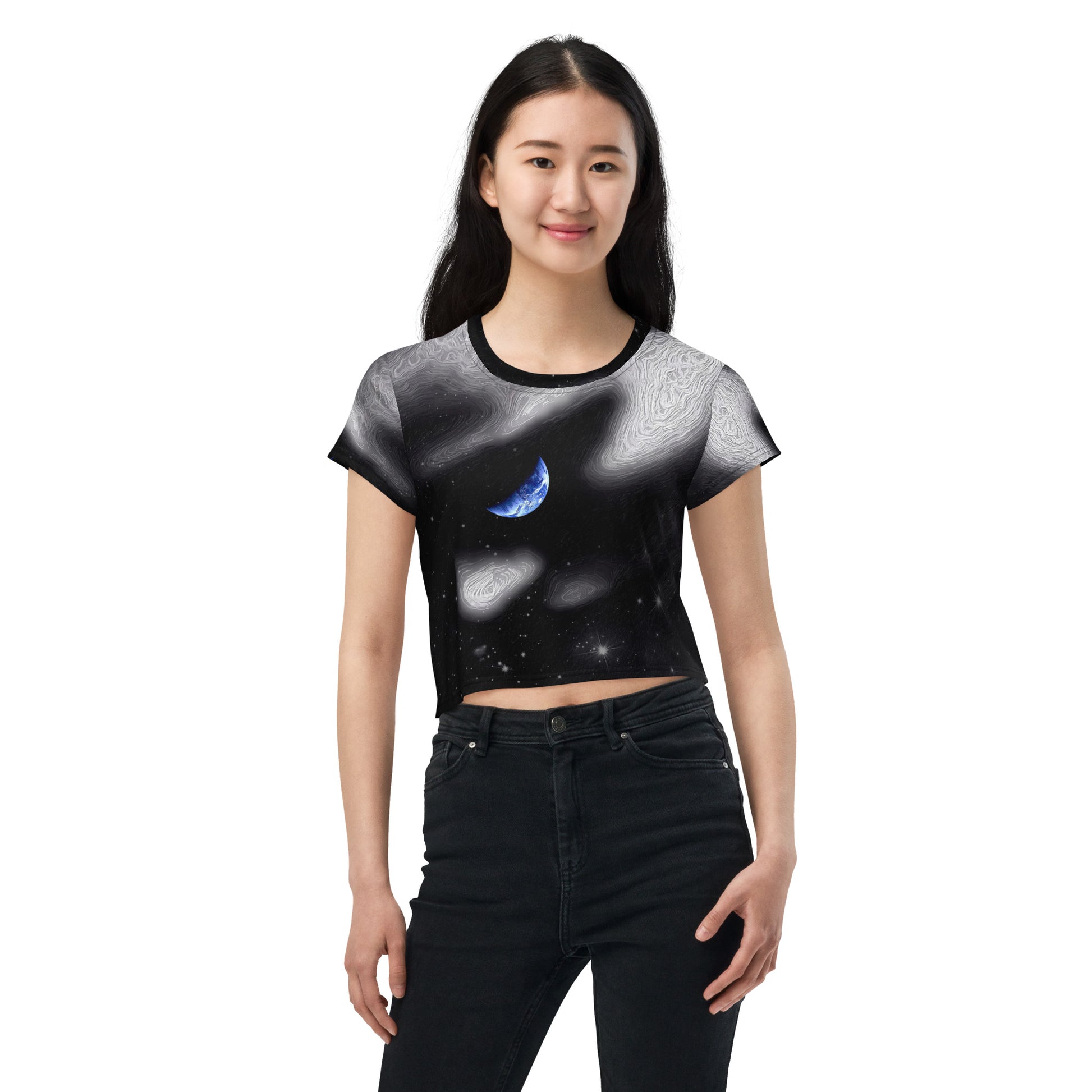 In The Quiet of Your Mind - Womens Crop Tee - iSAW Company