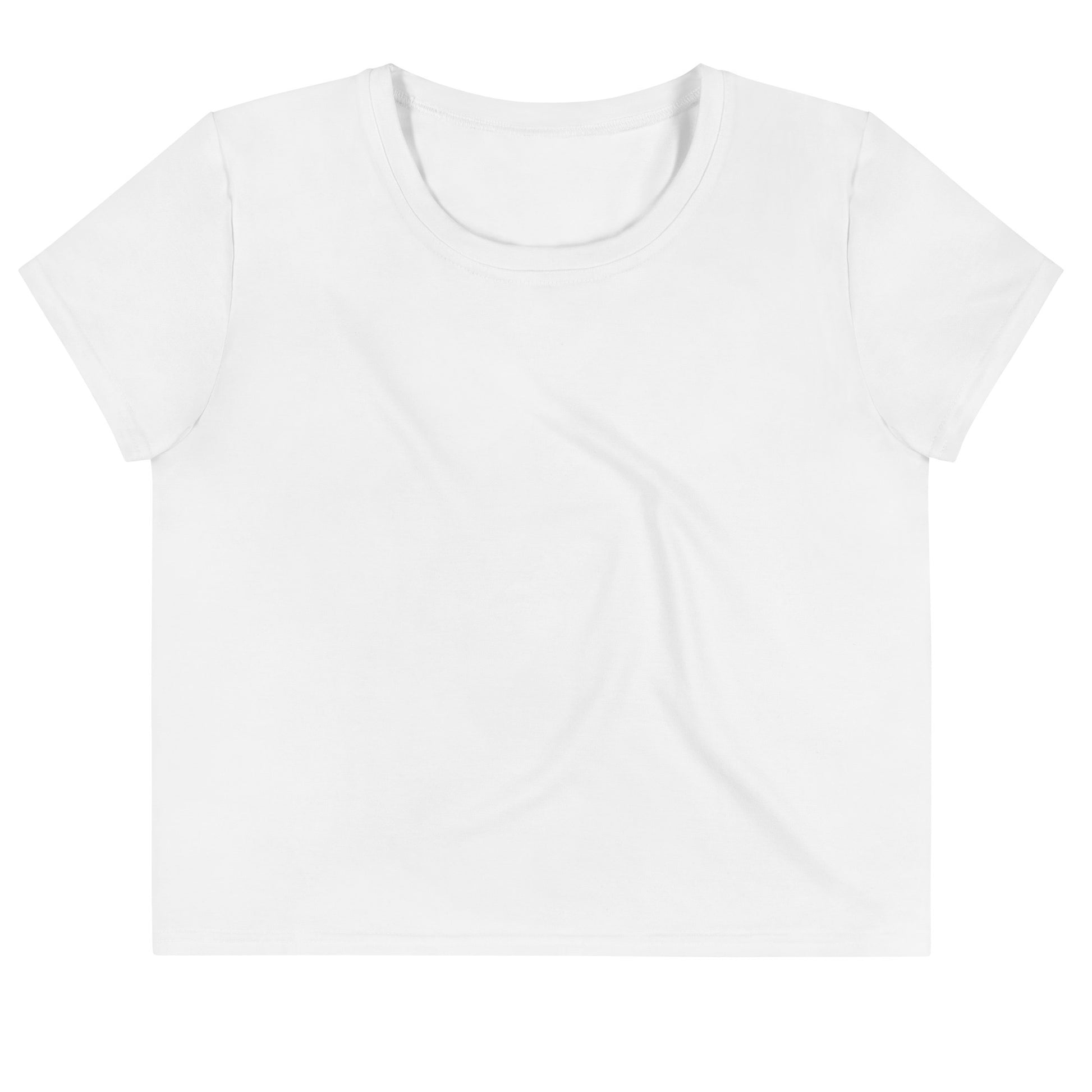 iSAW Womens White Crop Tee - iSAW Company - iSAW Company