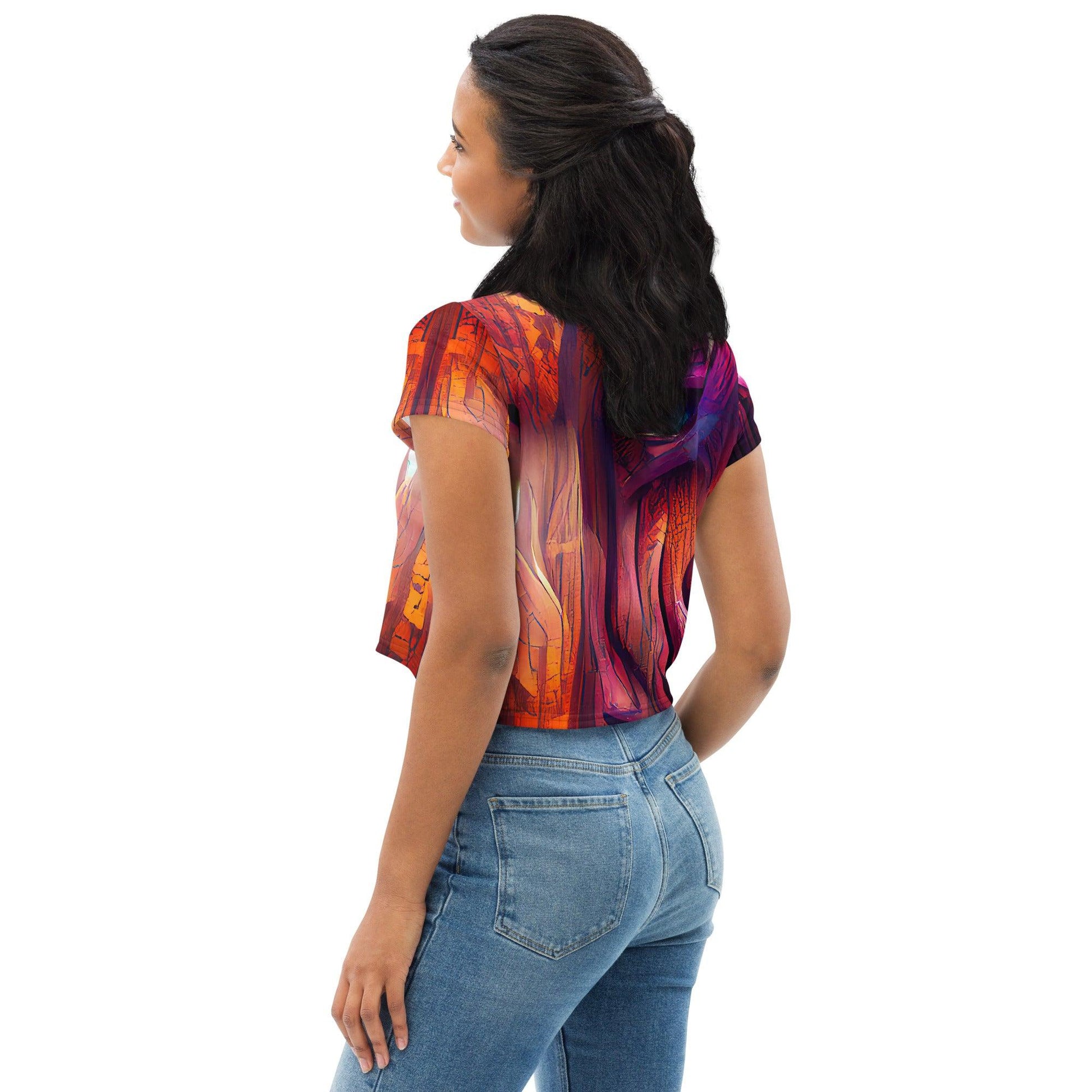 Hardwood - Womens Crop Tee - iSAW Company