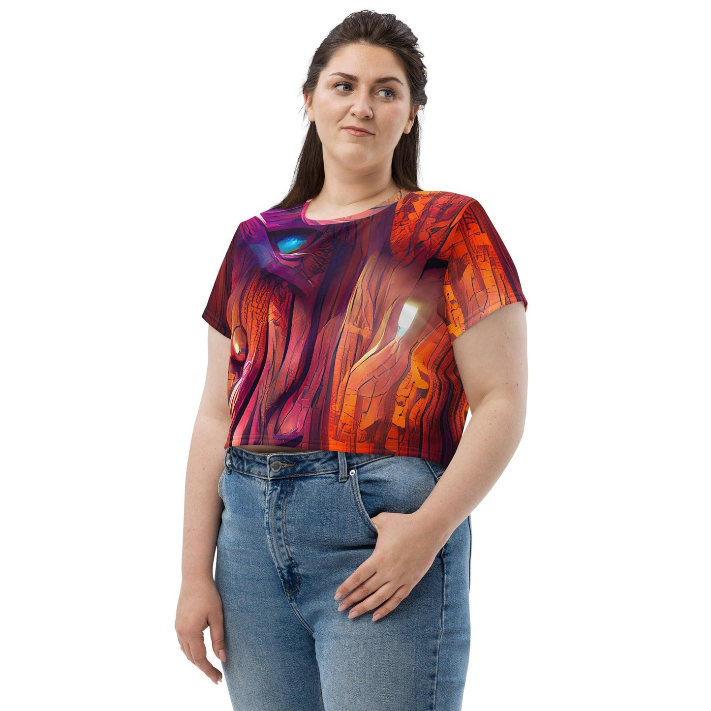 Hardwood - Womens Crop Tee - iSAW Company