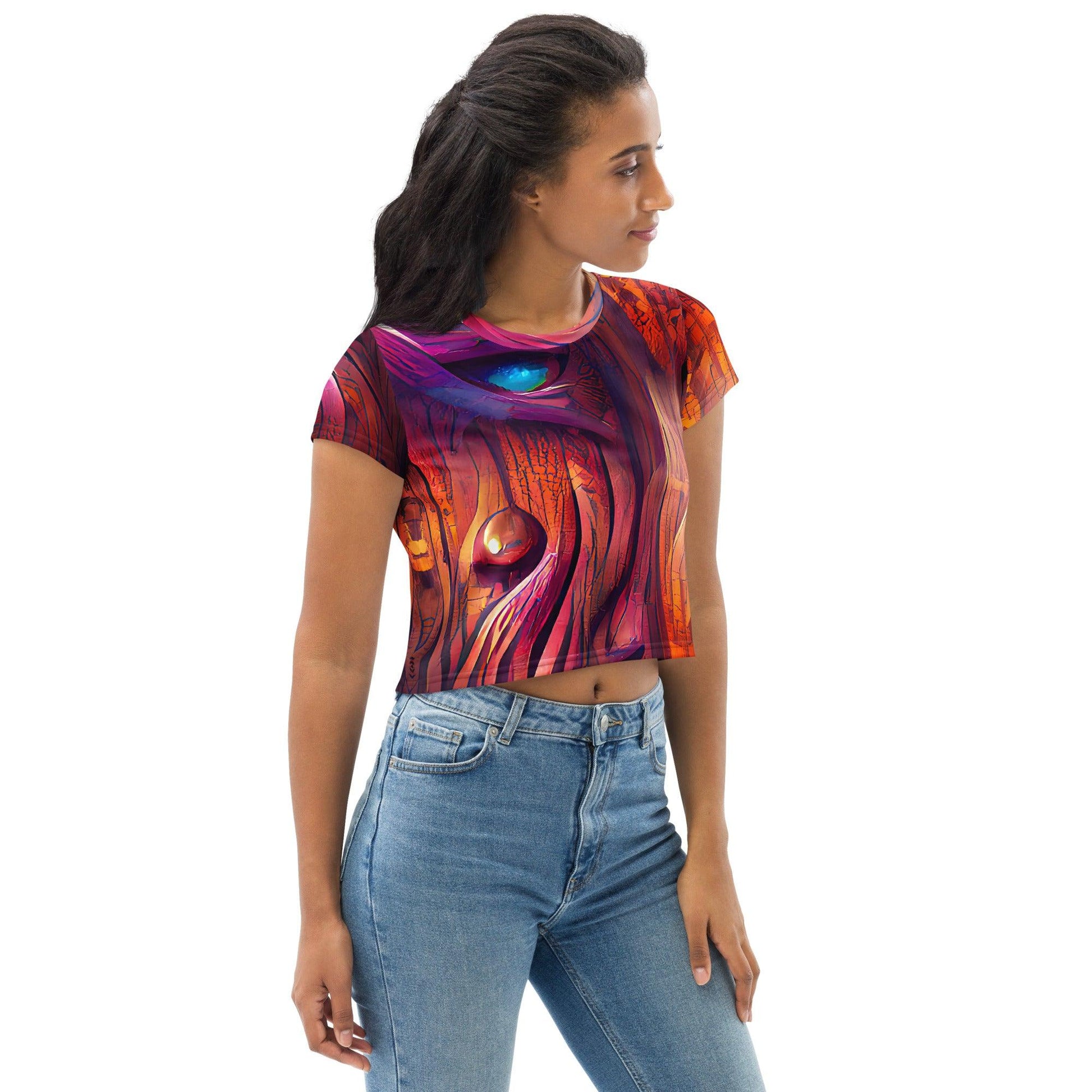 Hardwood - Womens Crop Tee - iSAW Company