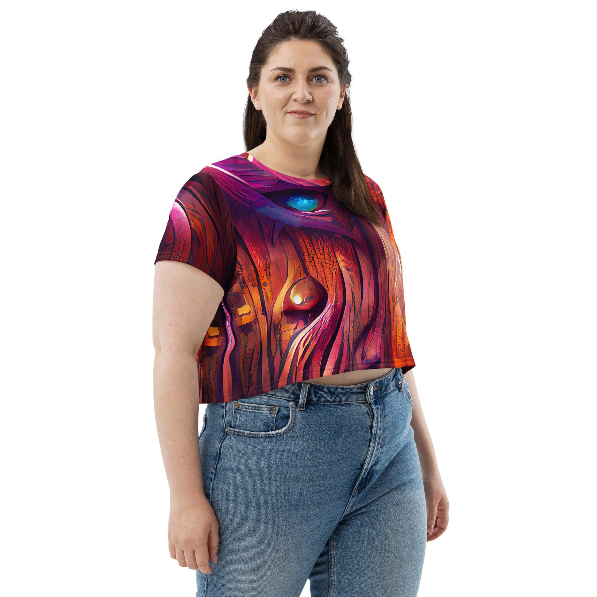 Hardwood - Womens Crop Tee - iSAW Company