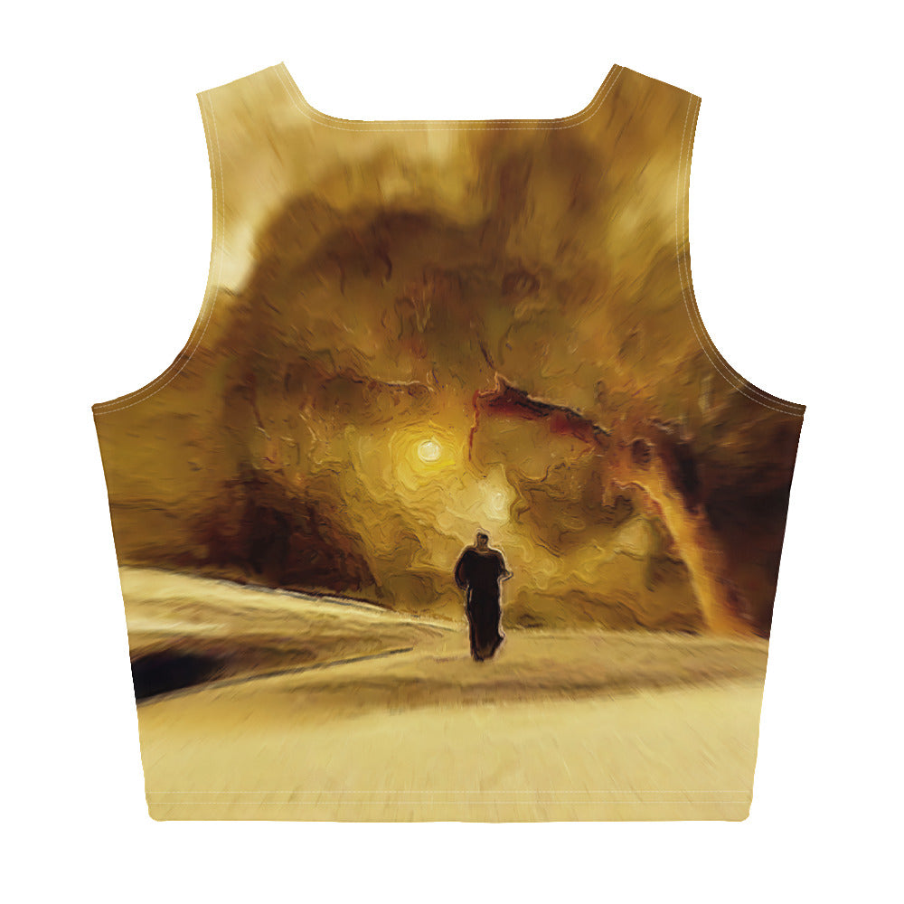Eye Of The Sand Storm - Womens Crop Top