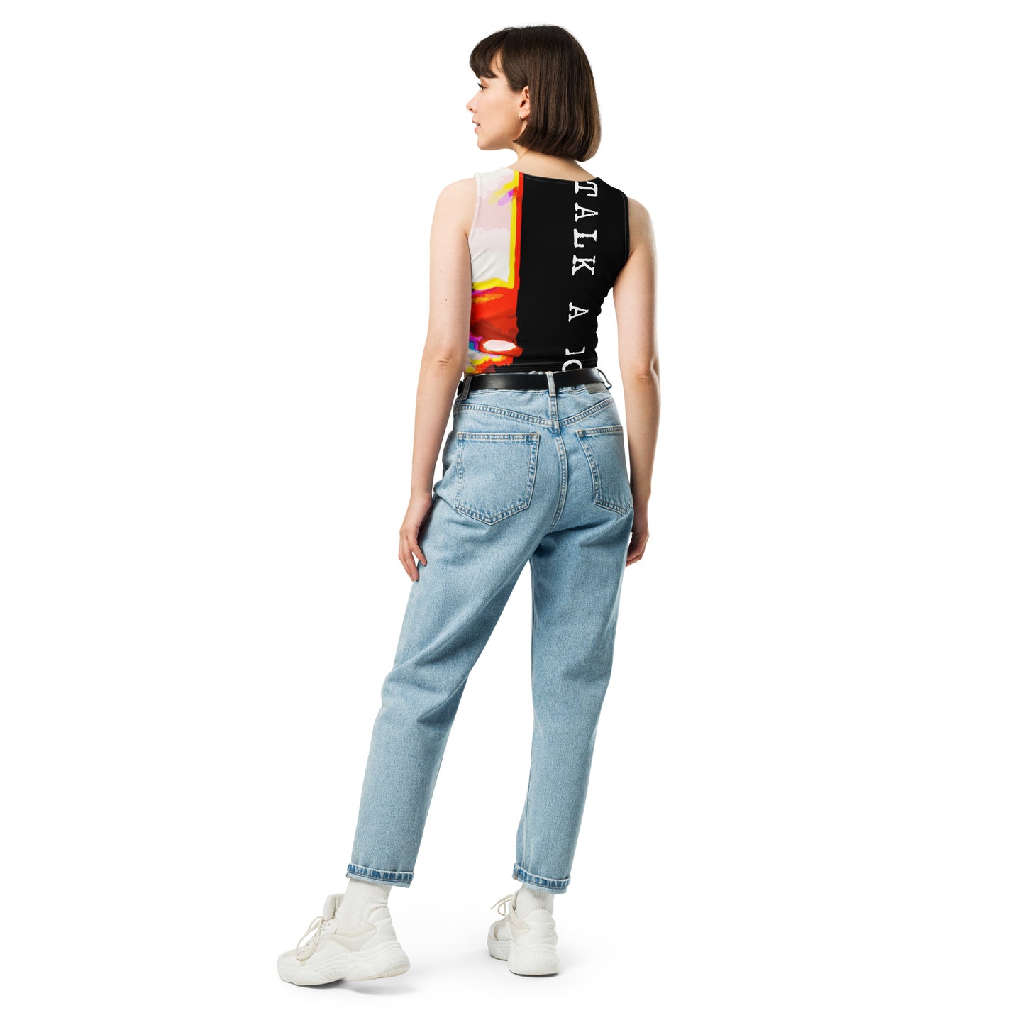 Miss Talk A Lot - Womens Crop Top