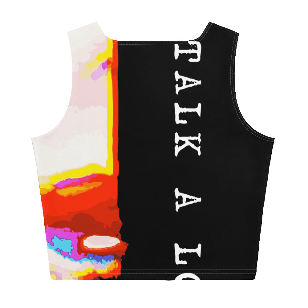 Miss Talk A Lot - Womens Crop Top