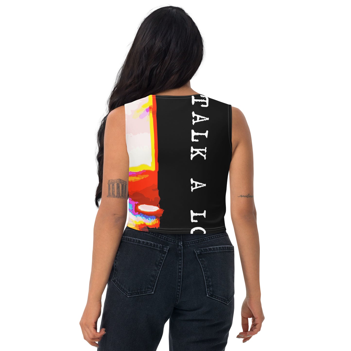 Miss Talk A Lot - Womens Crop Top