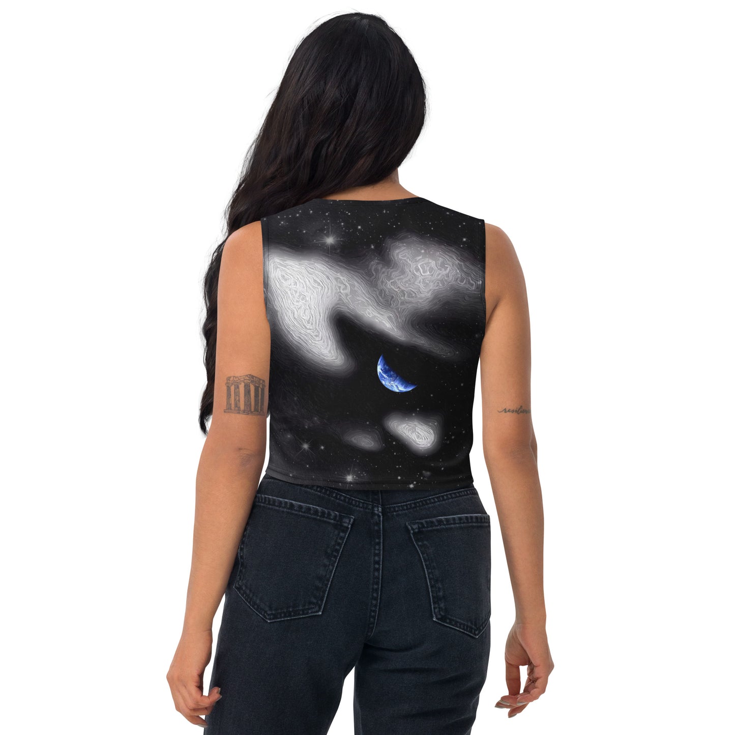 In The Quiet of Your Mind - Womens Crop Top - iSAW Company
