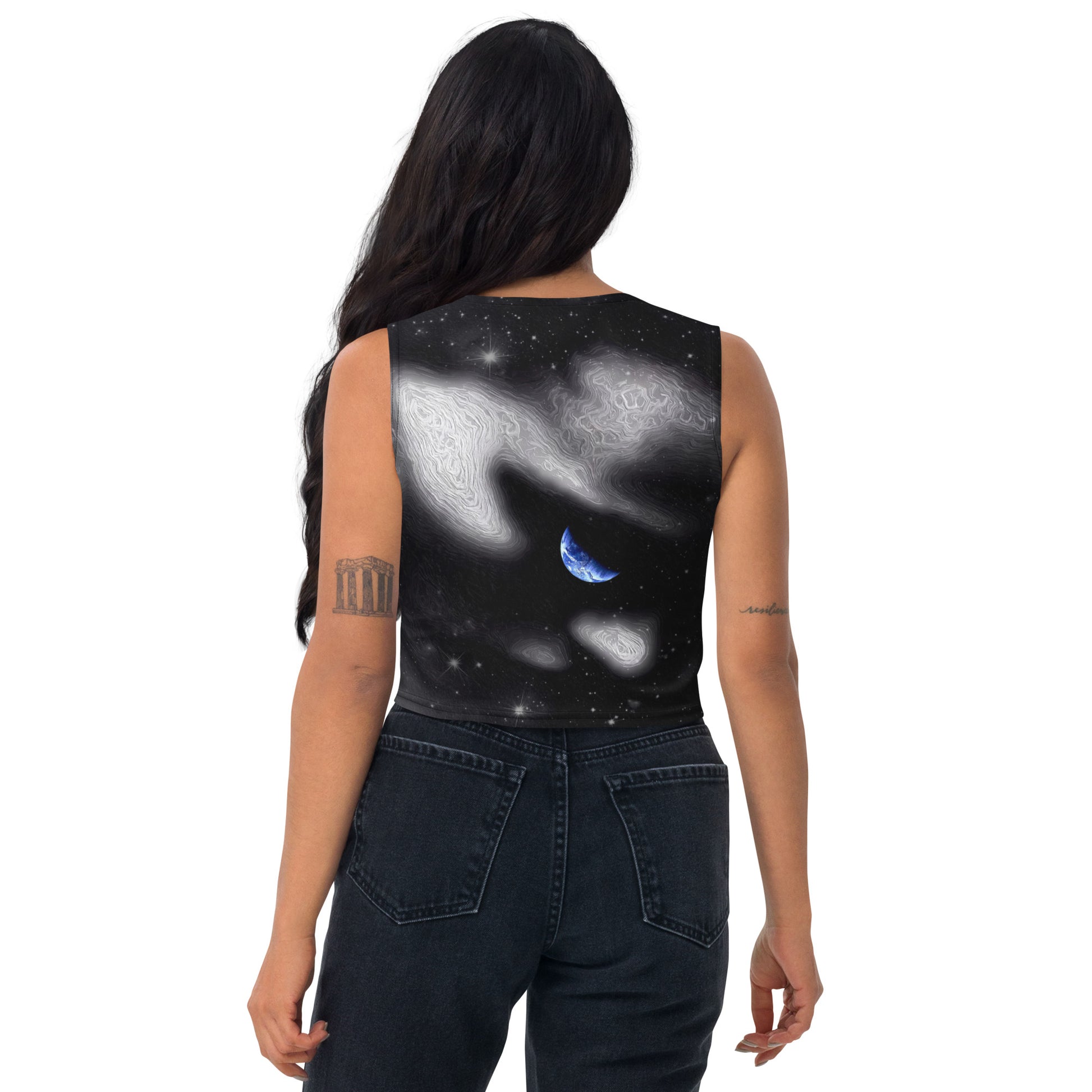 In The Quiet of Your Mind - Womens Crop Top - iSAW Company