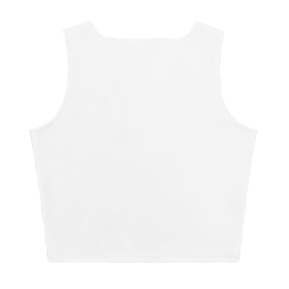 iSAW Womens White Crop Top - Comfort Fit - iSAW Company