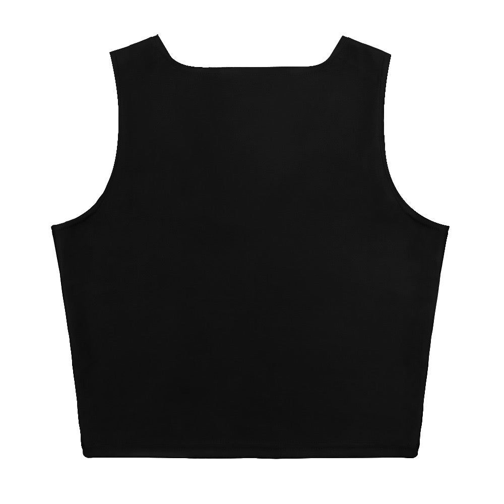 iSAW Womens Black Crop Top - Comfort Fit - iSAW Company