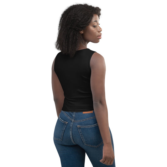 iSAW Womens Black Crop Top - Comfort Fit - iSAW Company