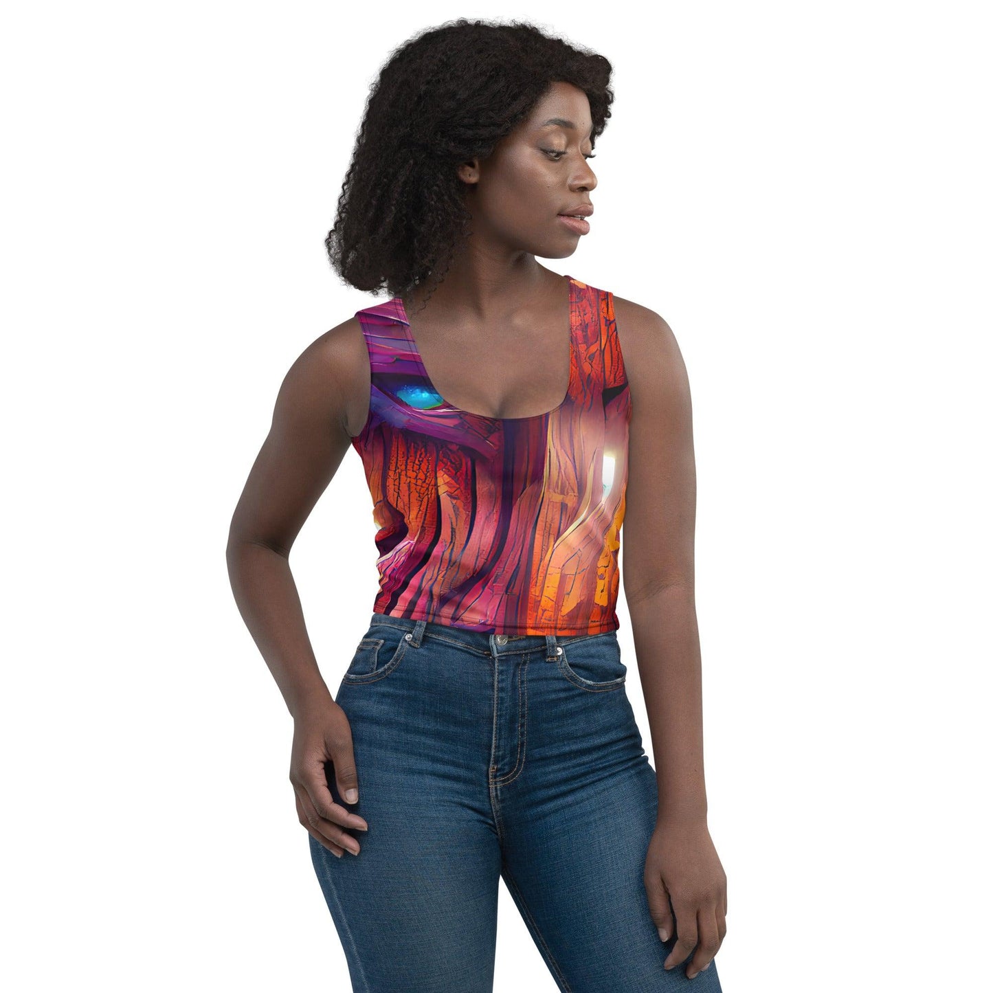 Hardwood - Womens Crop Top - iSAW Company