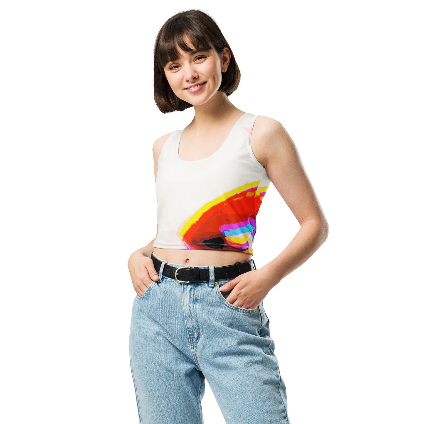 Miss Talk A Lot - Womens Crop Top