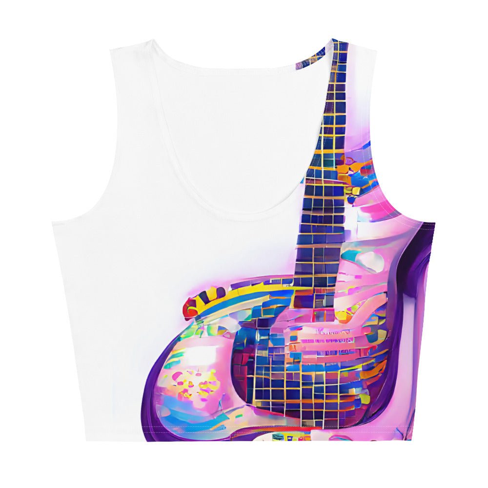 Hippie Guitar - Womens Crop Top - iSAW Company