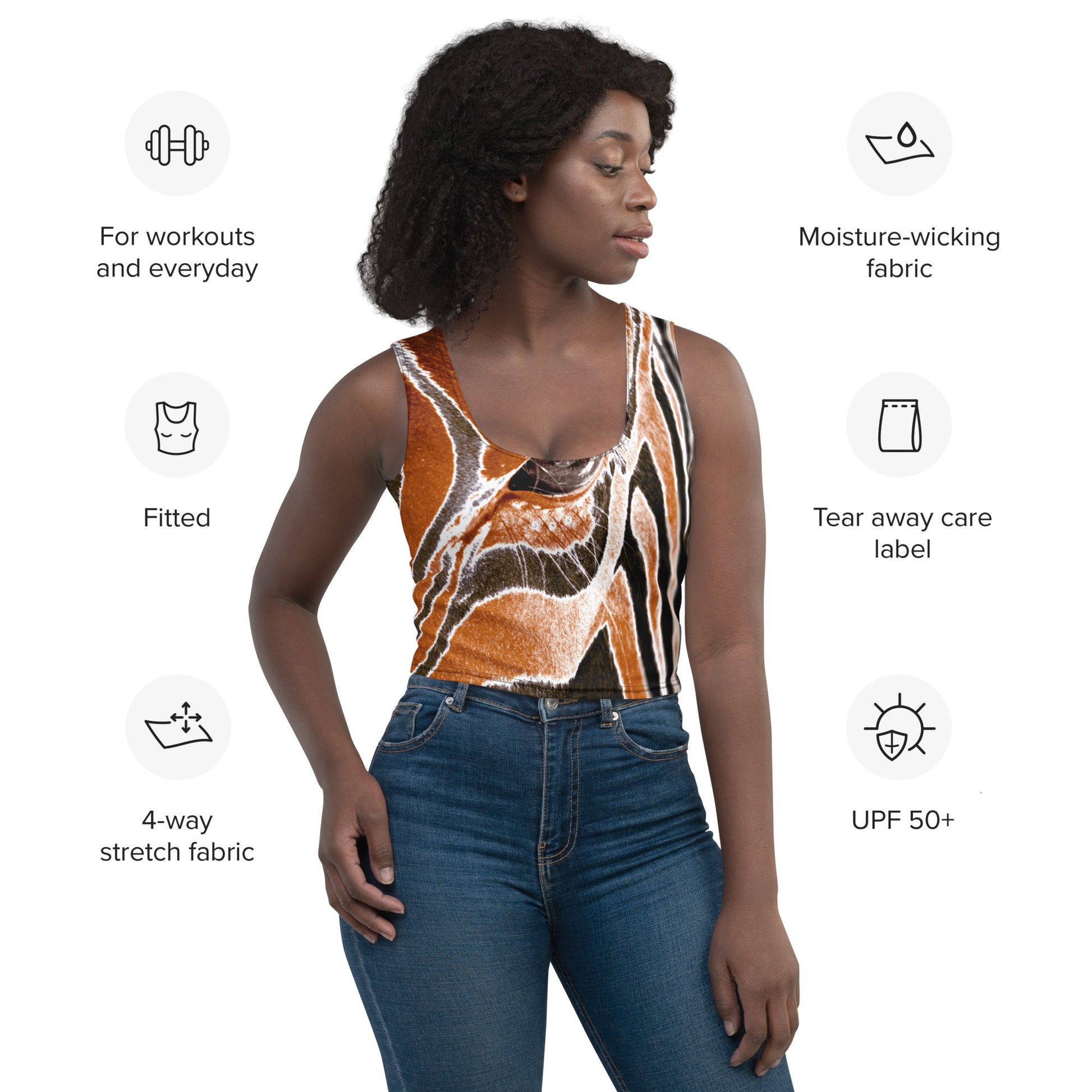 Feeling Revengeful - Womens Crop Top - iSAW Company