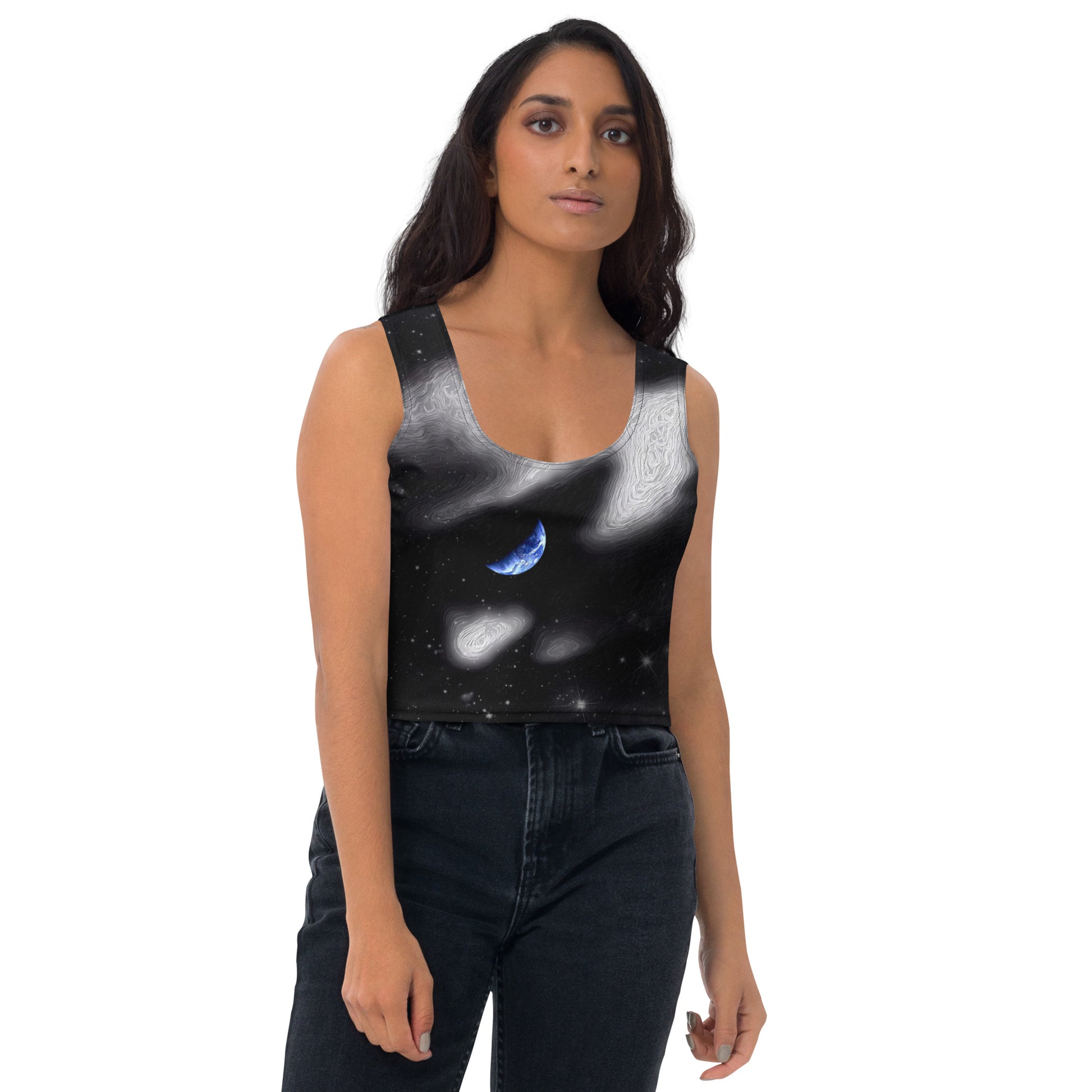 In The Quiet of Your Mind - Womens Crop Top - iSAW Company
