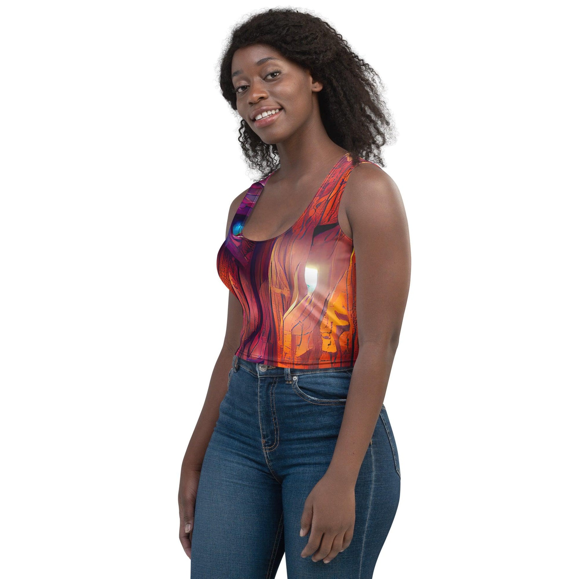 Hardwood - Womens Crop Top - iSAW Company