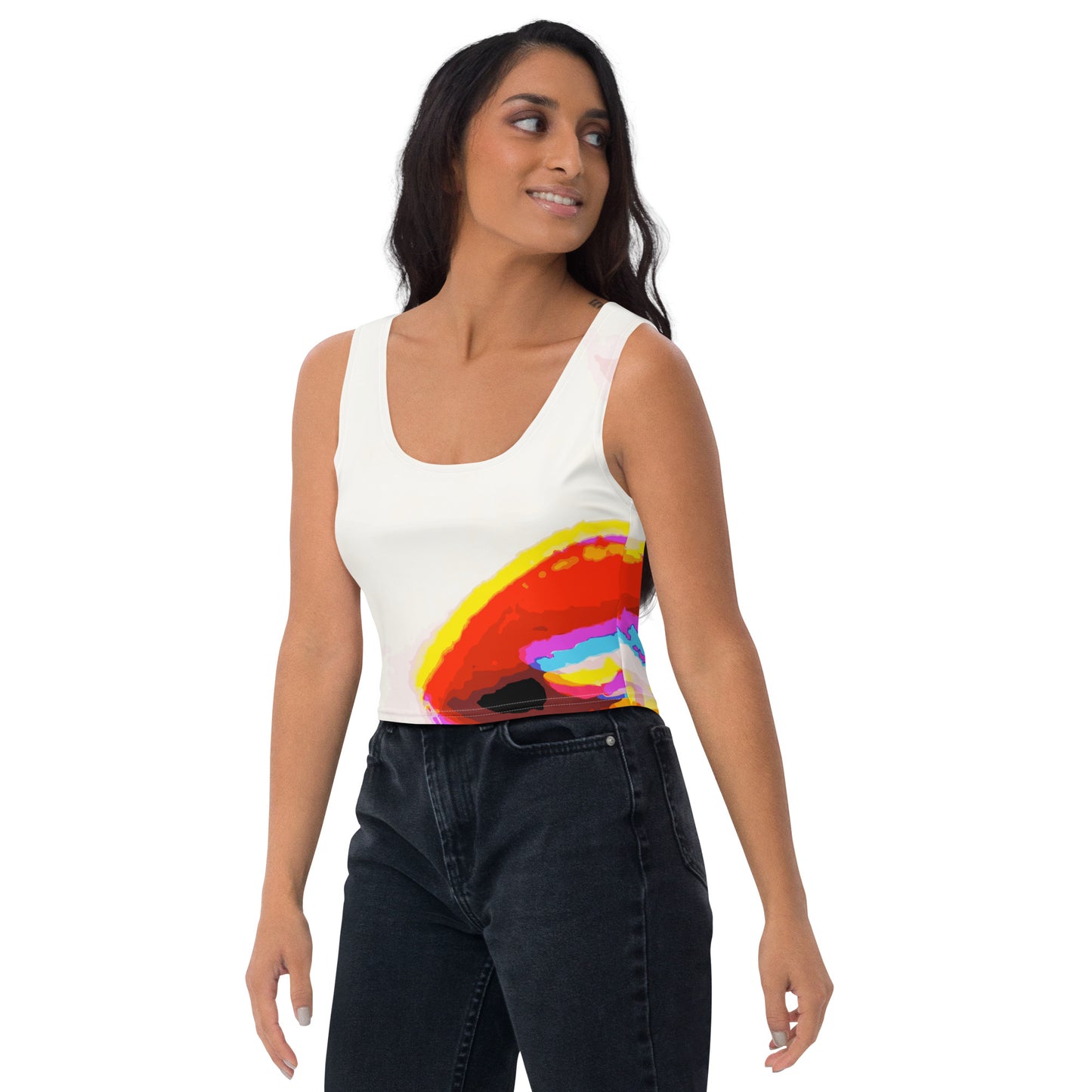 Miss Talk A Lot - Womens Crop Top