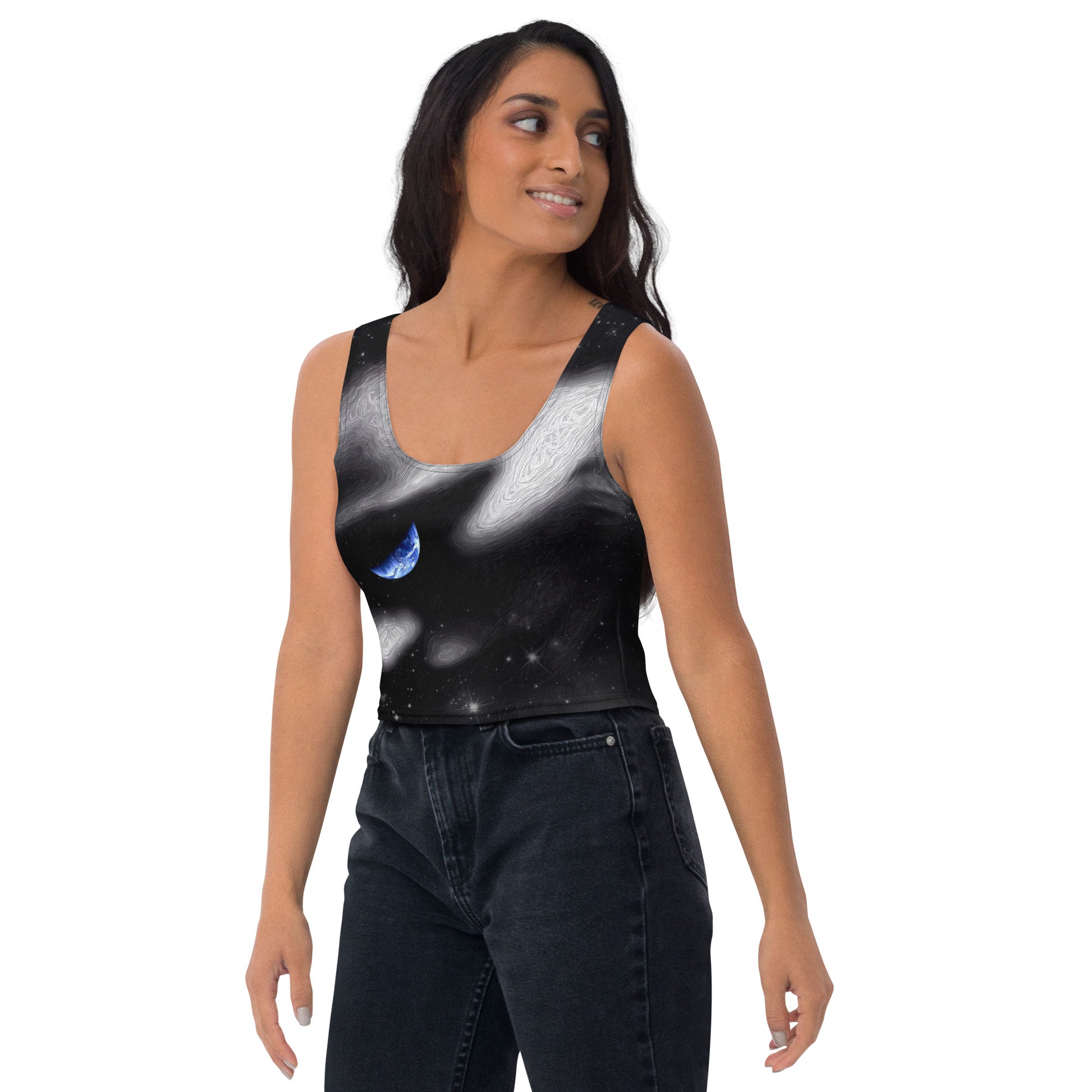 In The Quiet of Your Mind - Womens Crop Top - iSAW Company