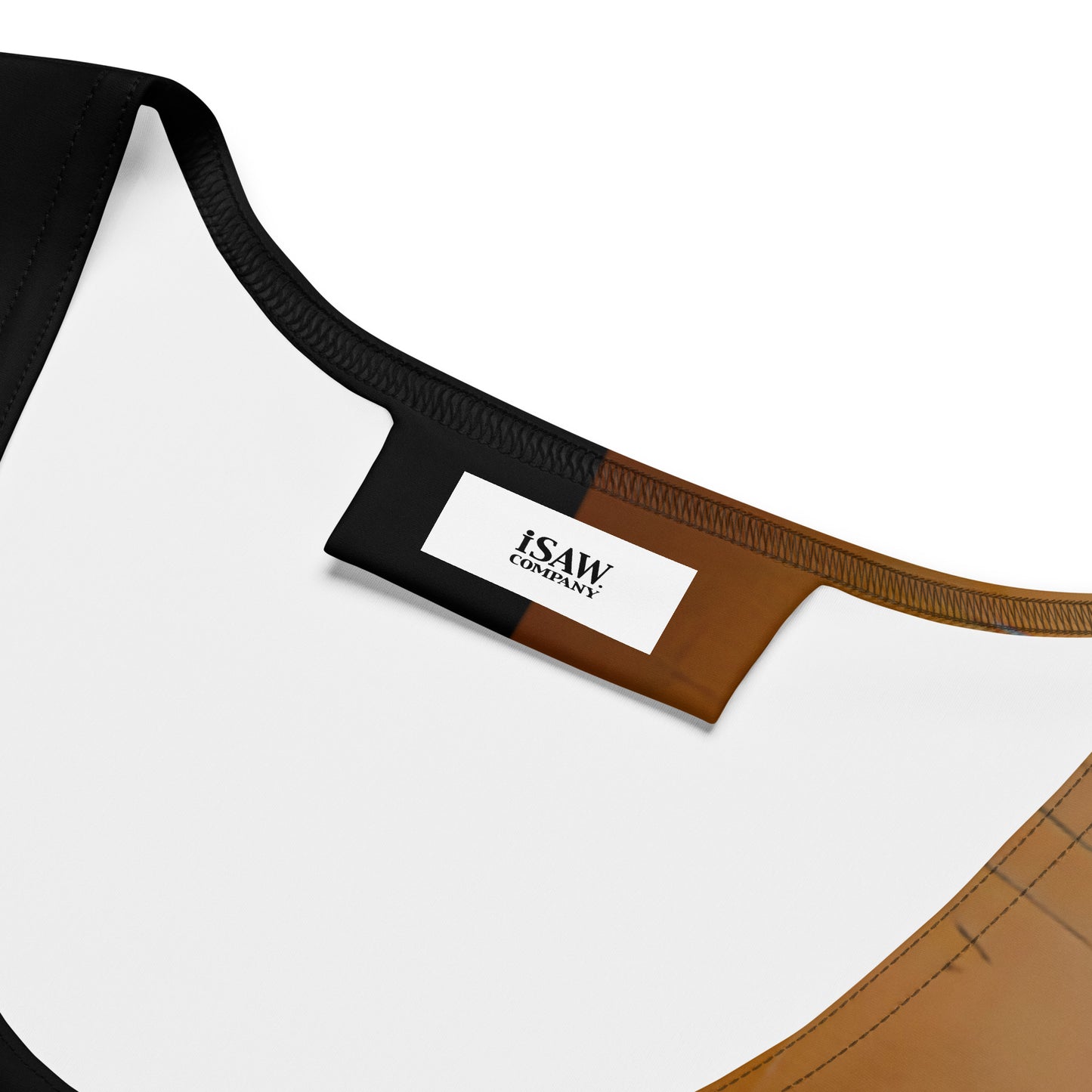 Half Black Half Gāolàng - Womens Crop Top - iSAW Company