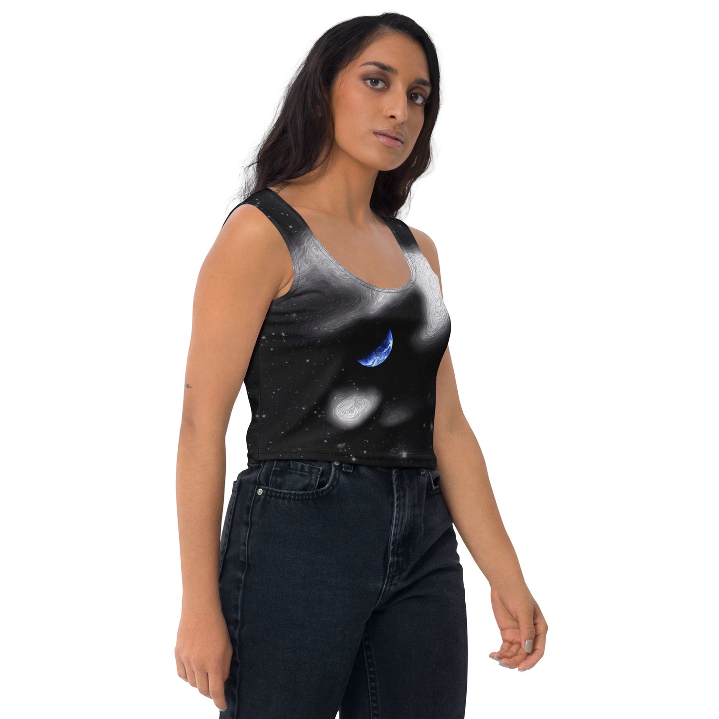 In The Quiet of Your Mind - Womens Crop Top - iSAW Company
