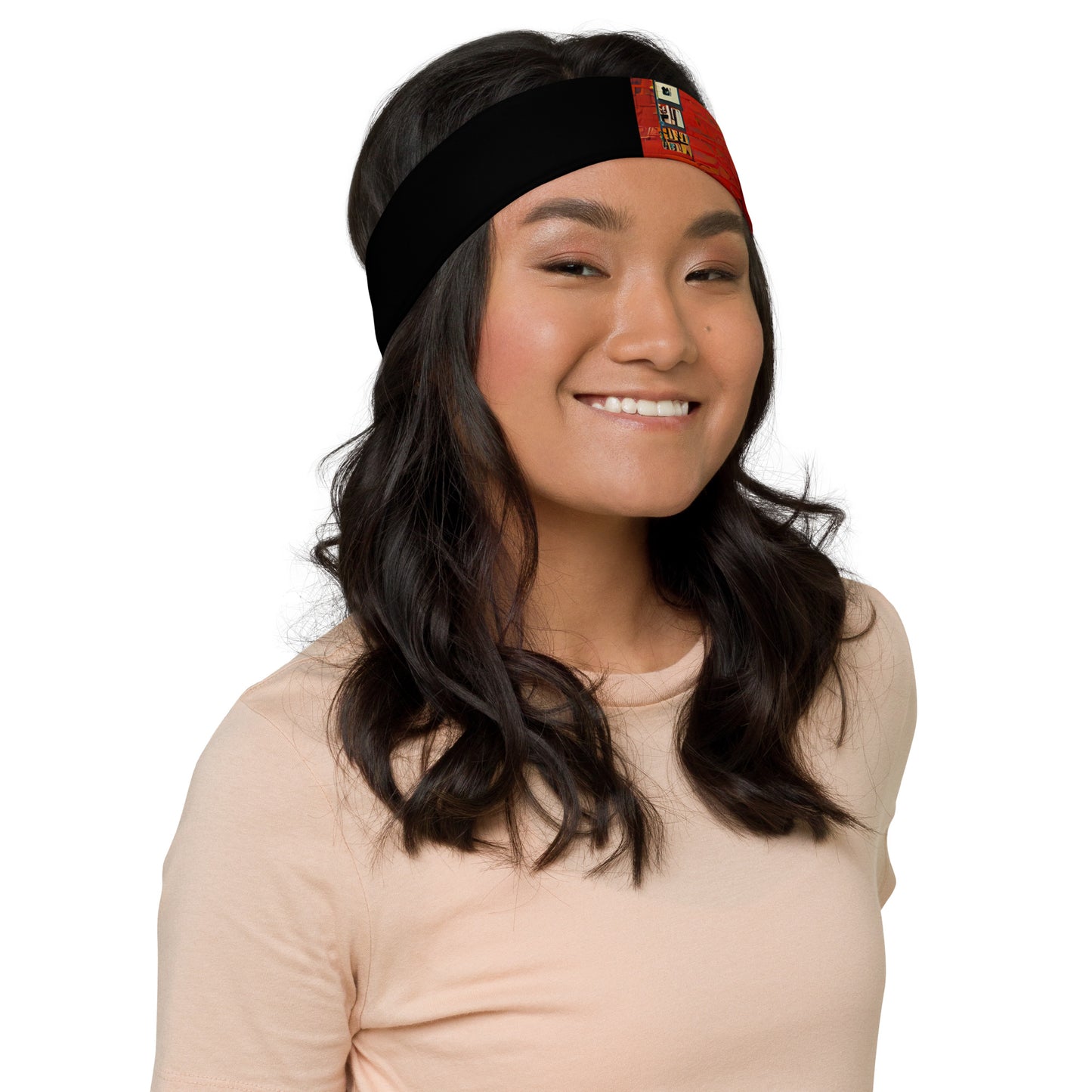 Half Black Half Hónghǎi - Headband - iSAW Company