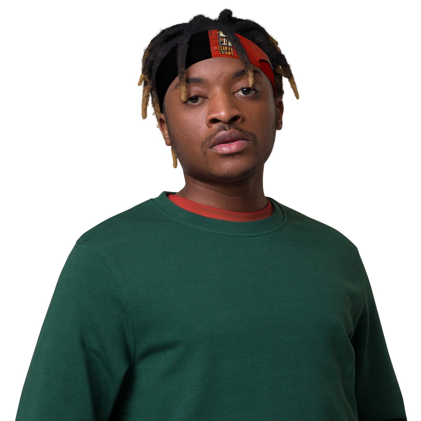 Half Black Half Hónghǎi - Headband - iSAW Company