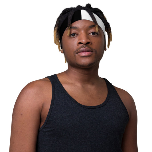 Half Black Half White - Headband - iSAW Company