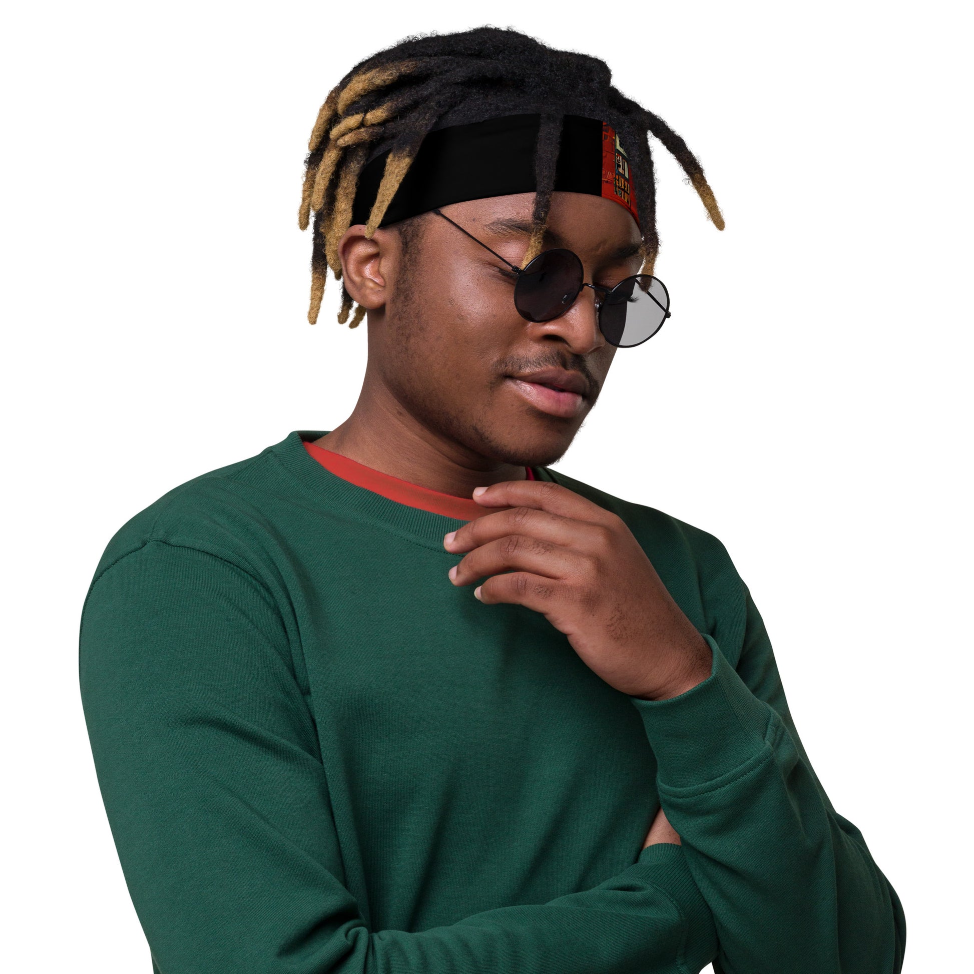 Half Black Half Hónghǎi - Headband - iSAW Company