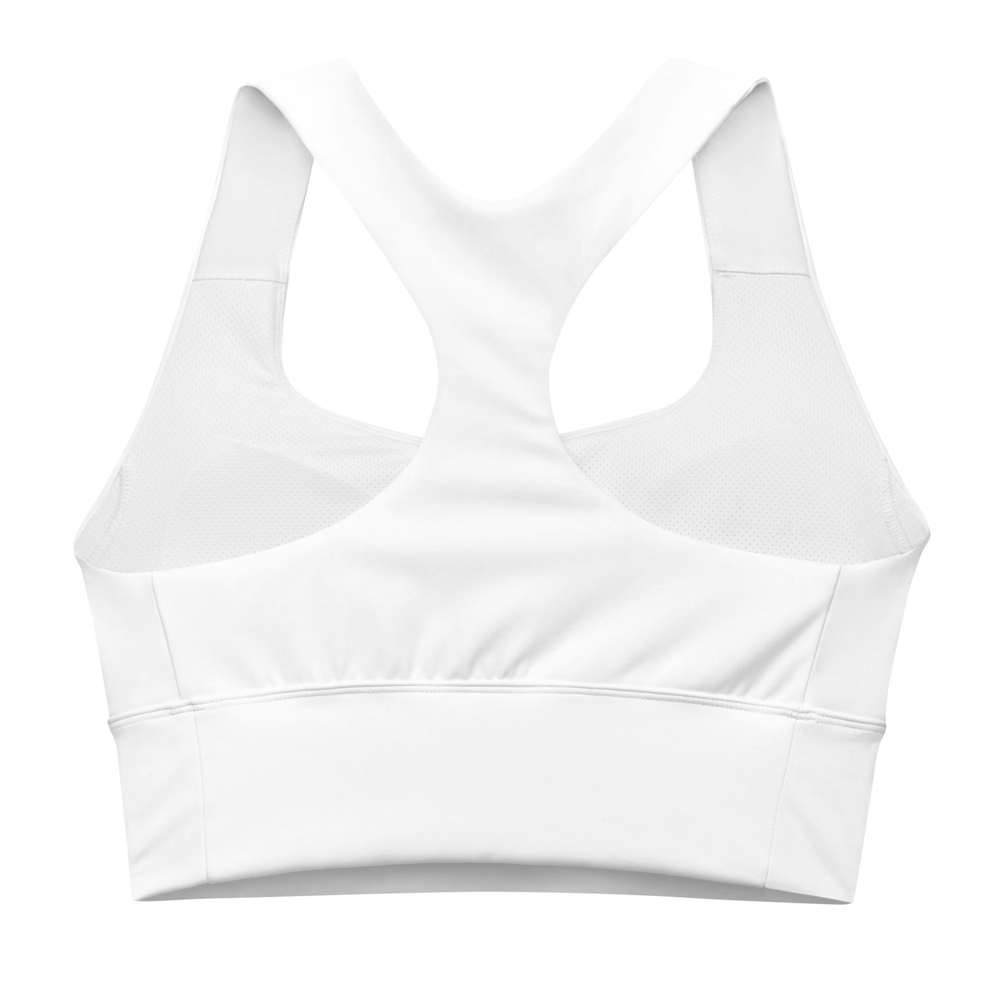iSAW Womens White Sports Bra - Comfort Fit - iSAW Company
