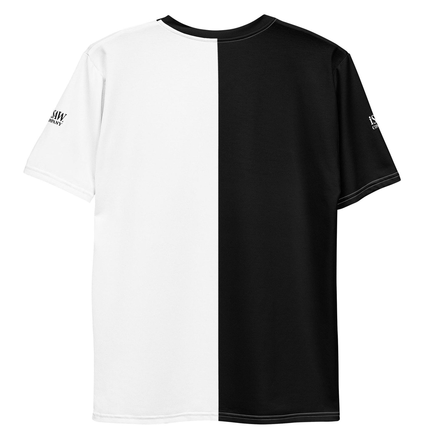 Half Black Half White - Mens T-Shirt - iSAW Company