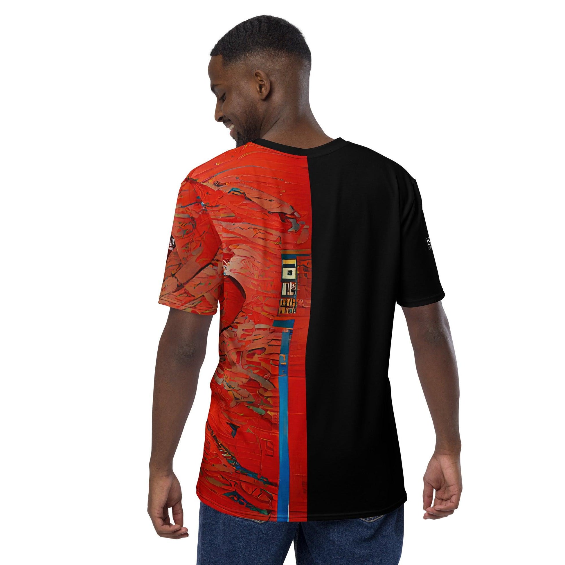 Half Black Half Hónghǎi - Mens T-Shirt - iSAW Company