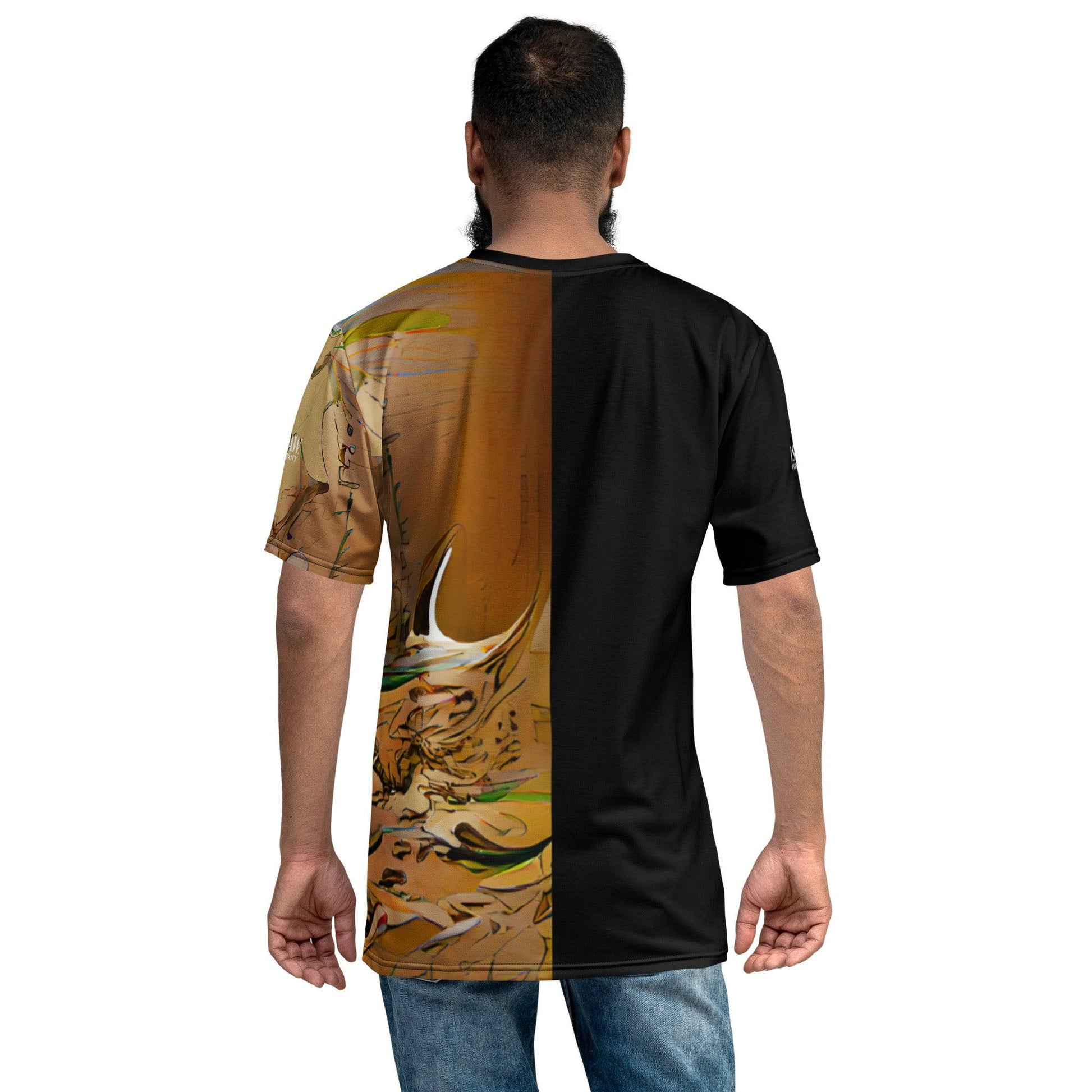 Half Black Half Gāolàng - Mens T-Shirt - iSAW Company