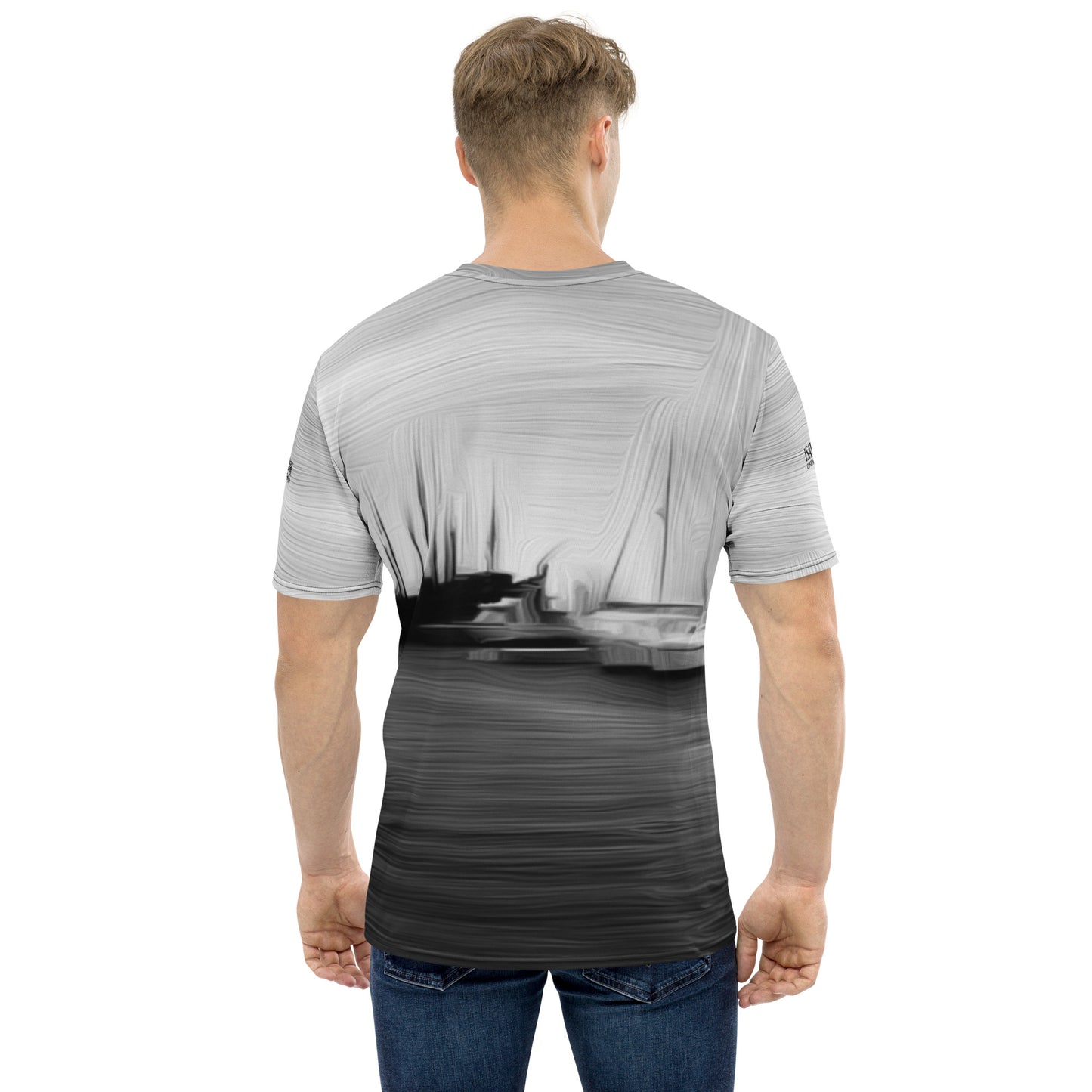 The Sleeping Yachts (at Night) - Mens T-Shirt