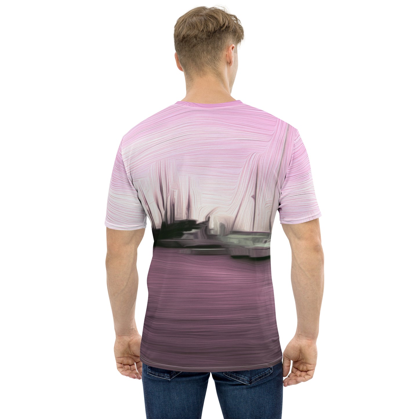 The Sleeping Yachts (at Evening) - Mens T-Shirt