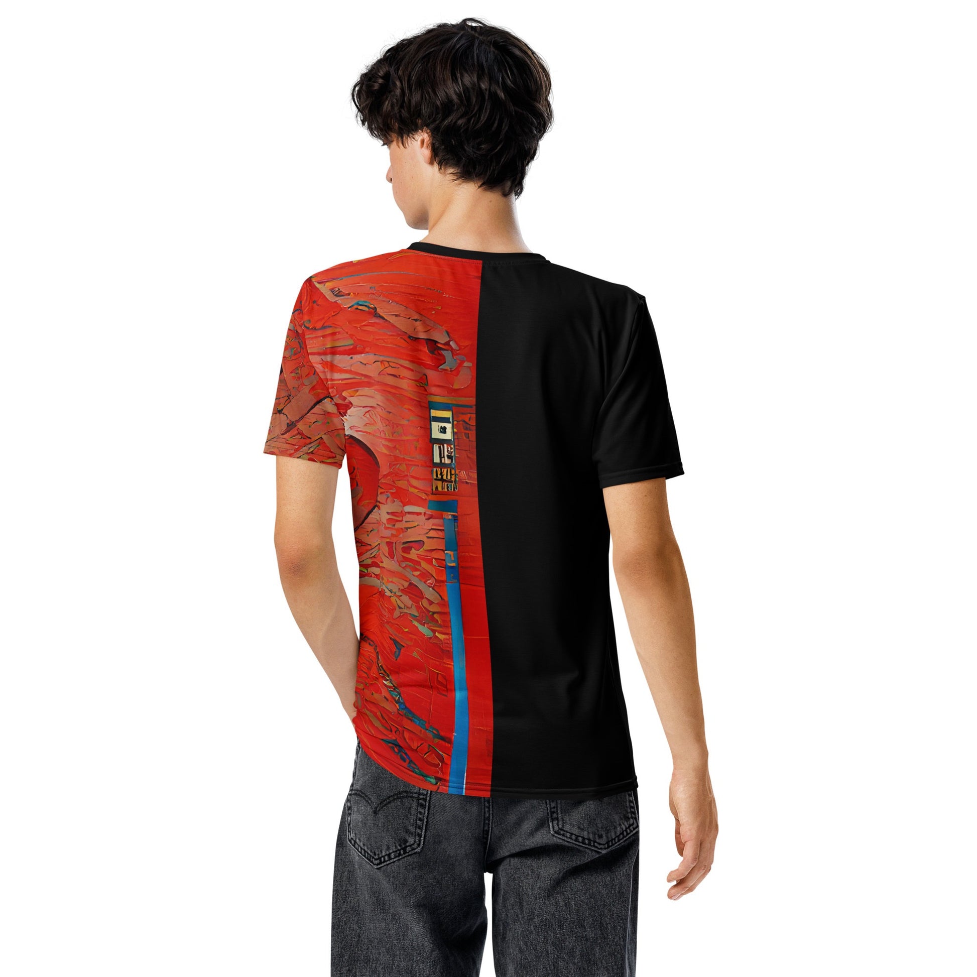 Half Black Half Hónghǎi - Mens T-Shirt - iSAW Company