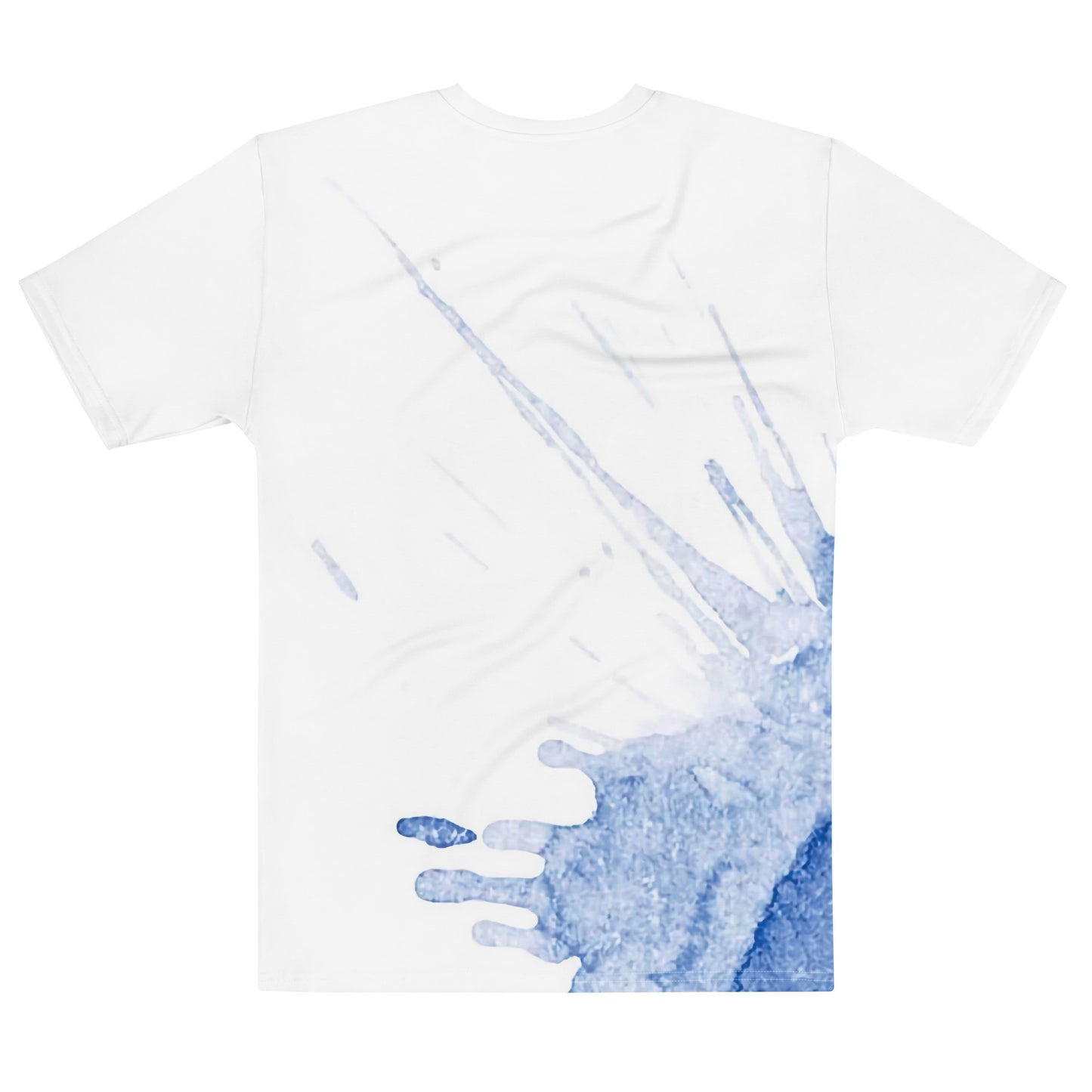 Watercolour Blue Splash - Mens T-Shirt - iSAW Company