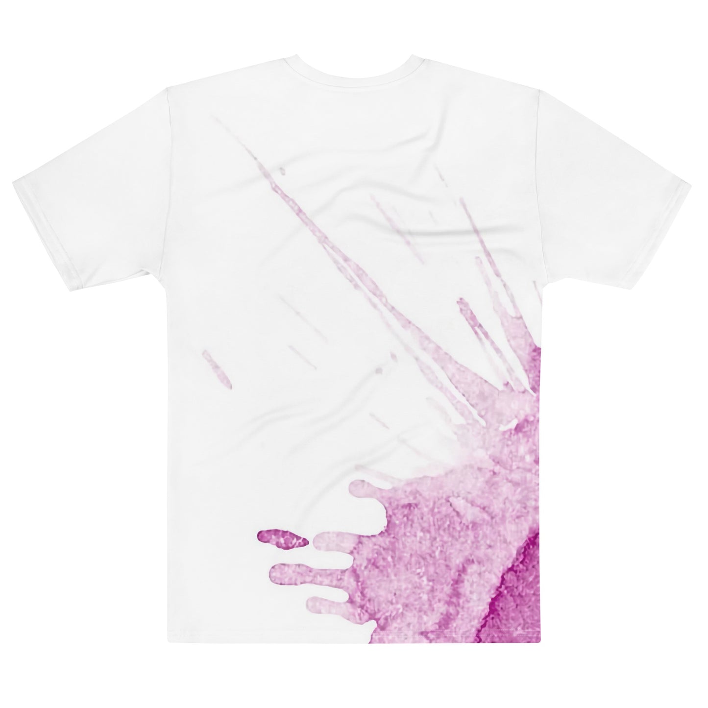 Watercolour Pink Splash - Mens T-Shirt - iSAW Company