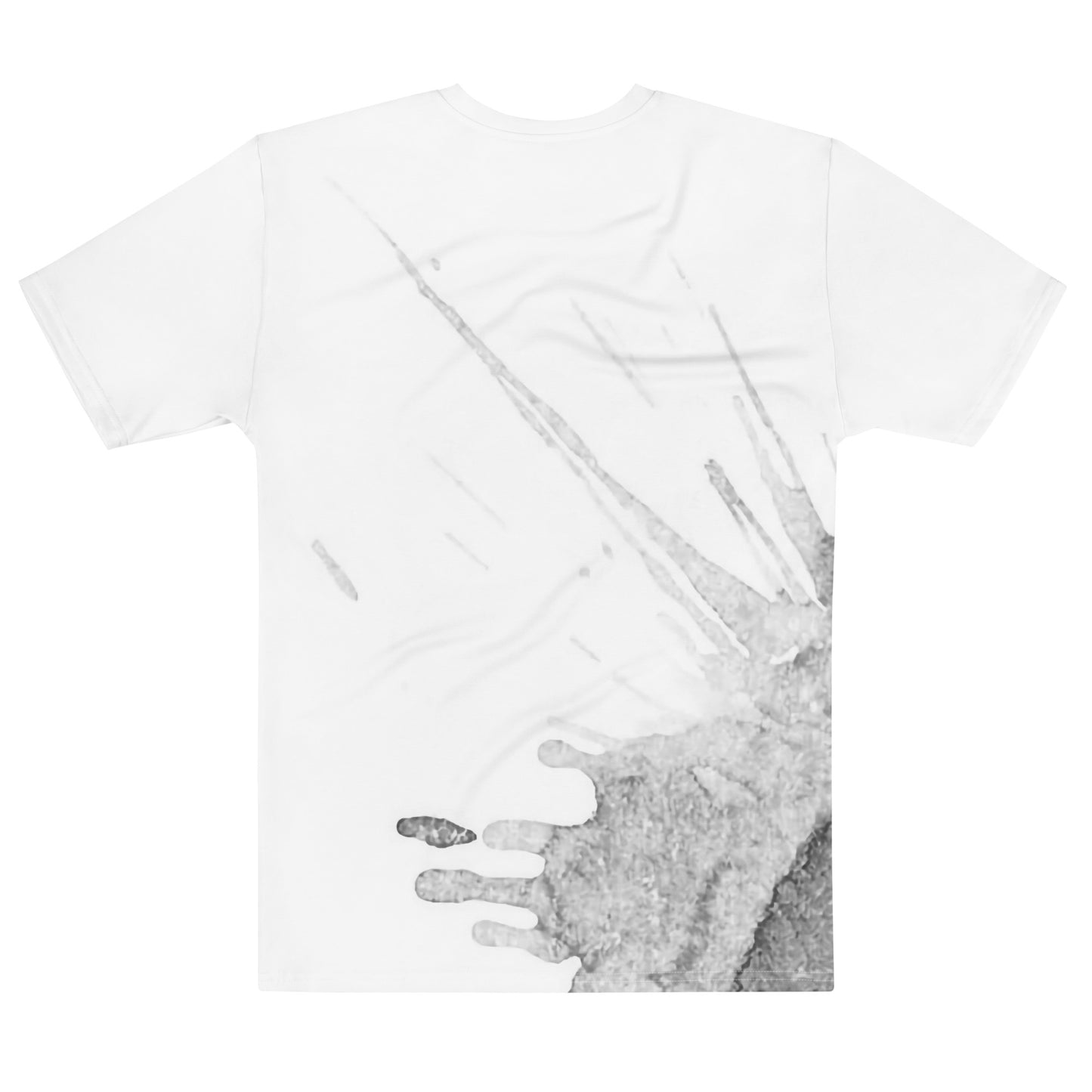 Watercolour Grey Splash - Mens T-Shirt - iSAW Company